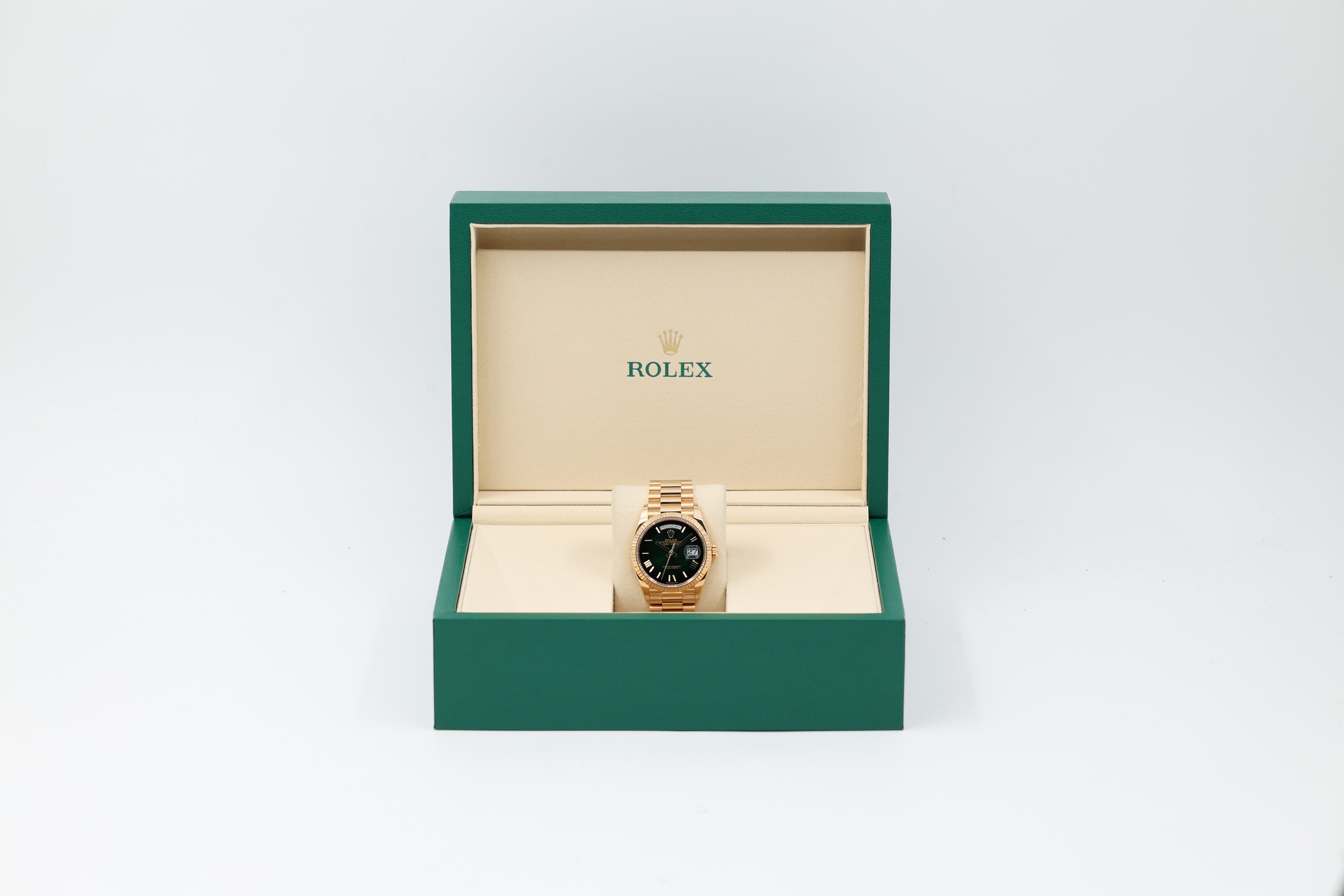 Rolex - Day-Date - Green Ombré Dial - 128238 - 2025