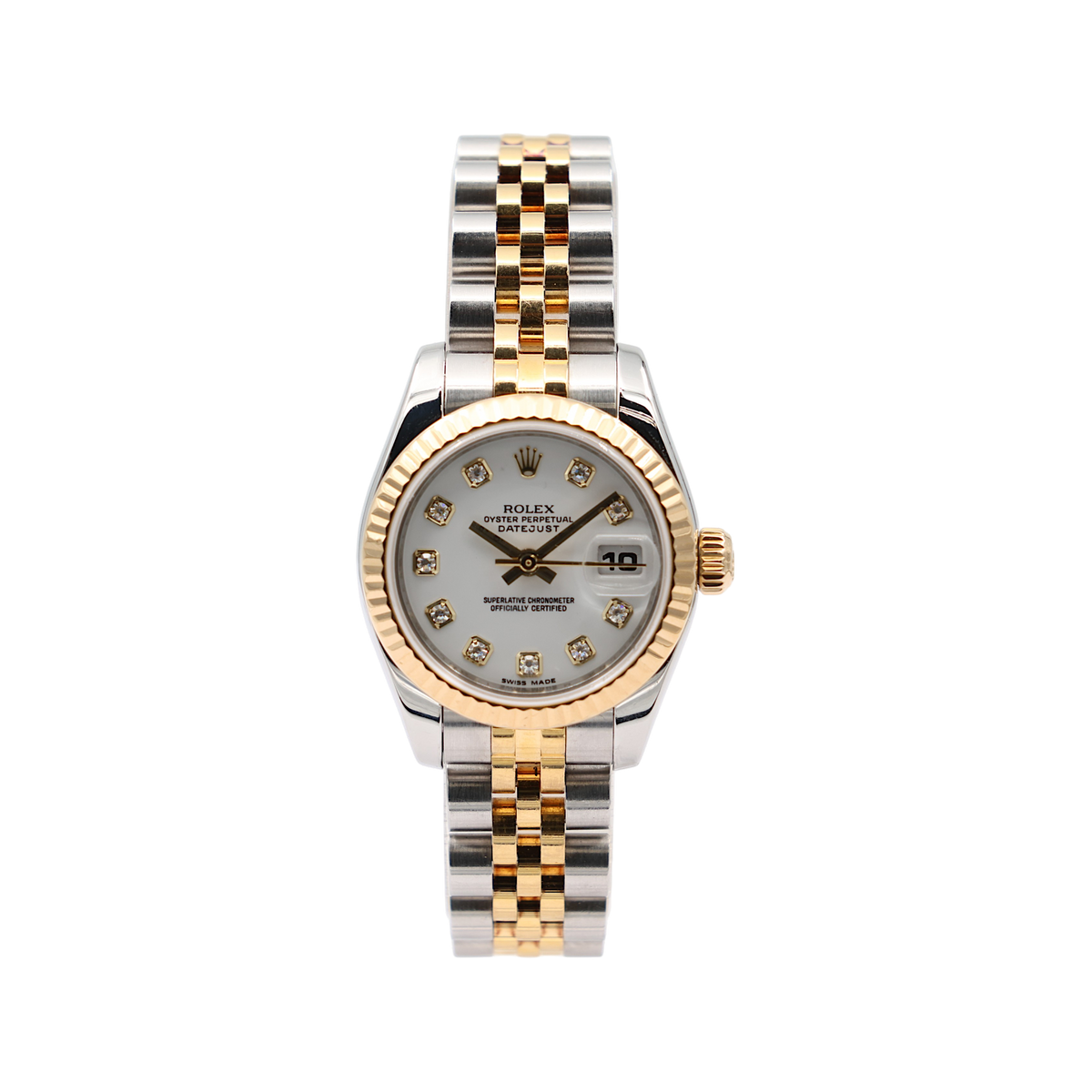 Rolex - Datejust β White with Diamond β 179173 β 2008