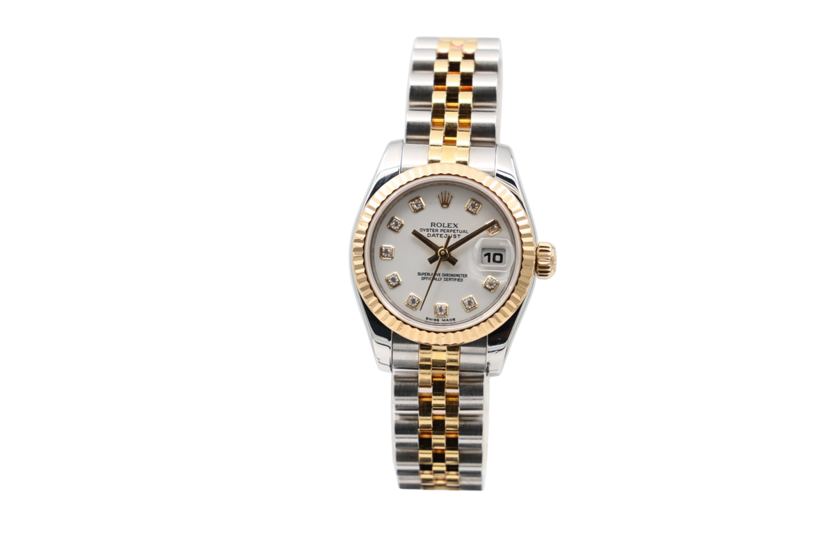 Rolex - Datejust – White with Diamond – 179173 – 2008