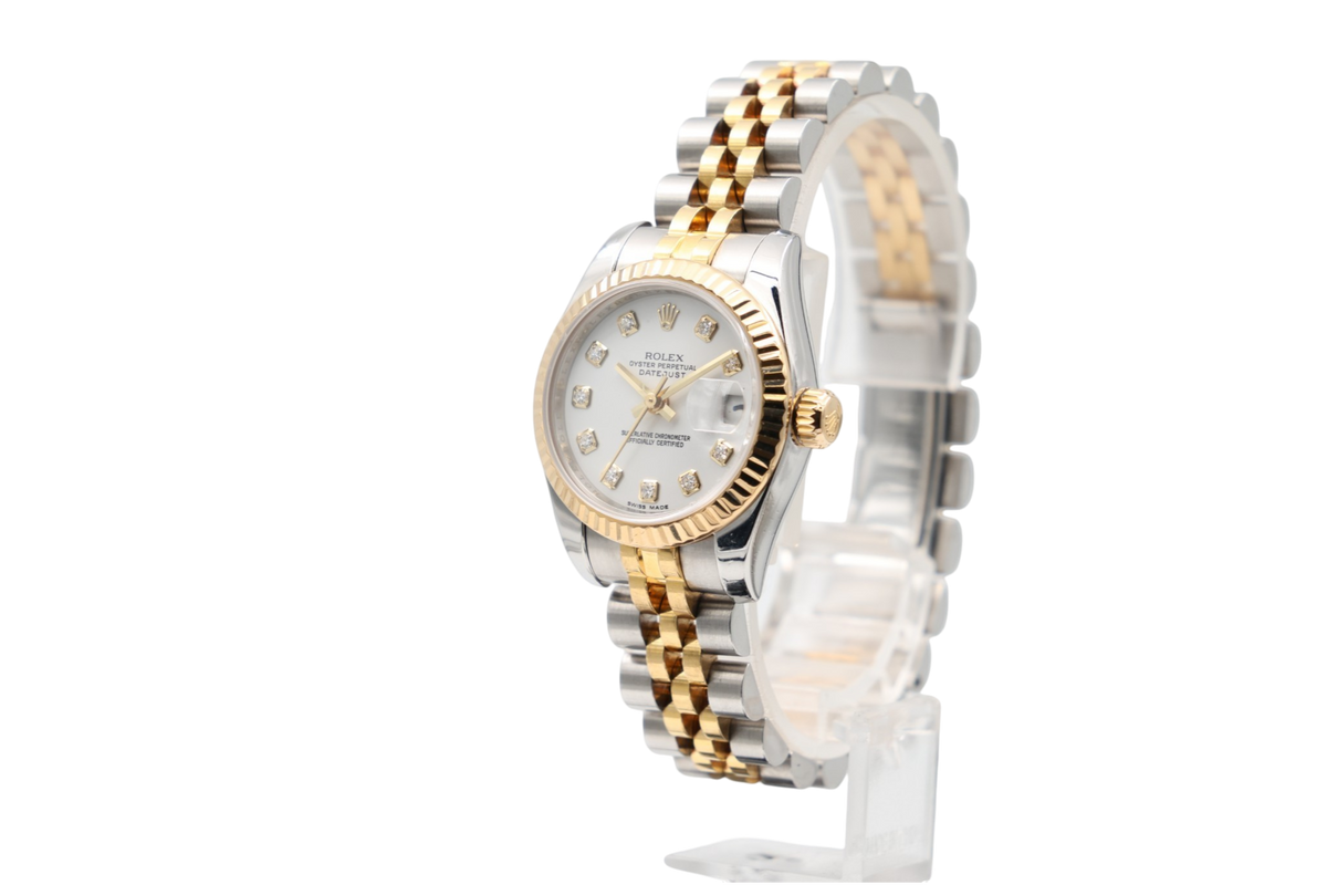 Rolex - Datejust – White with Diamond – 179173 – 2008