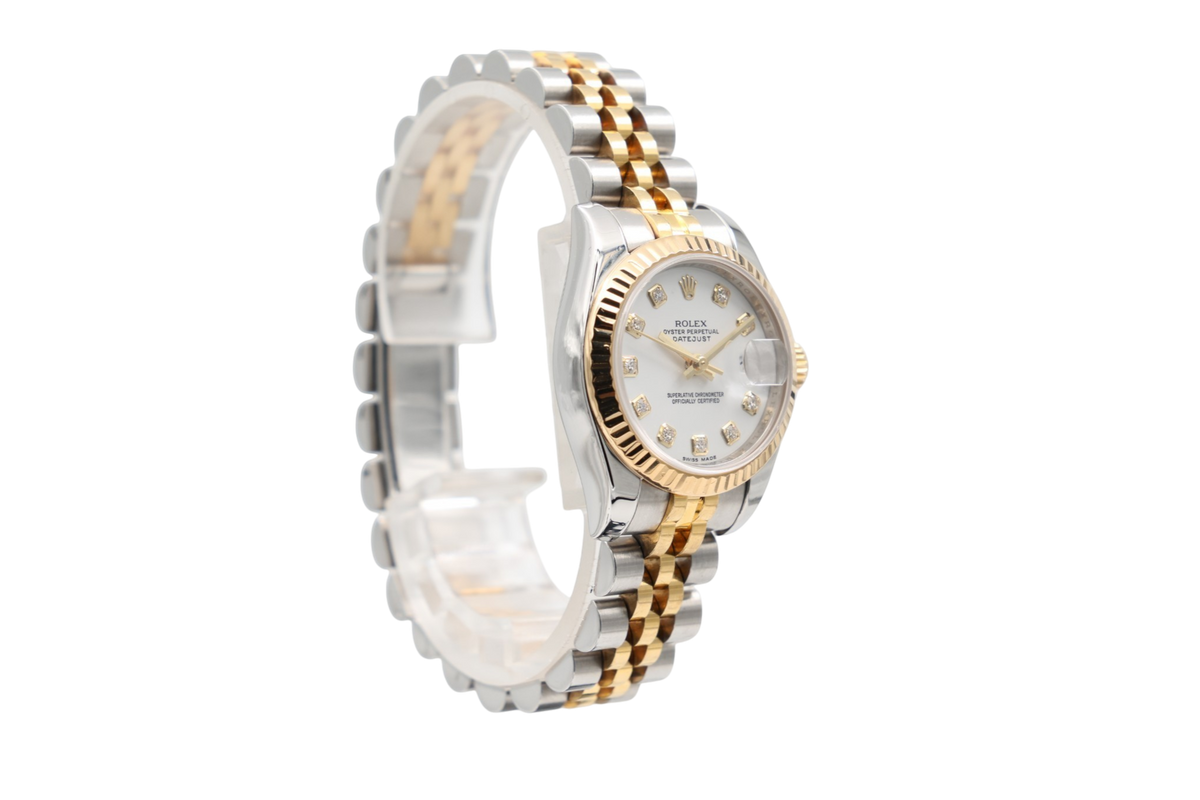 Rolex - Datejust – White with Diamond – 179173 – 2008
