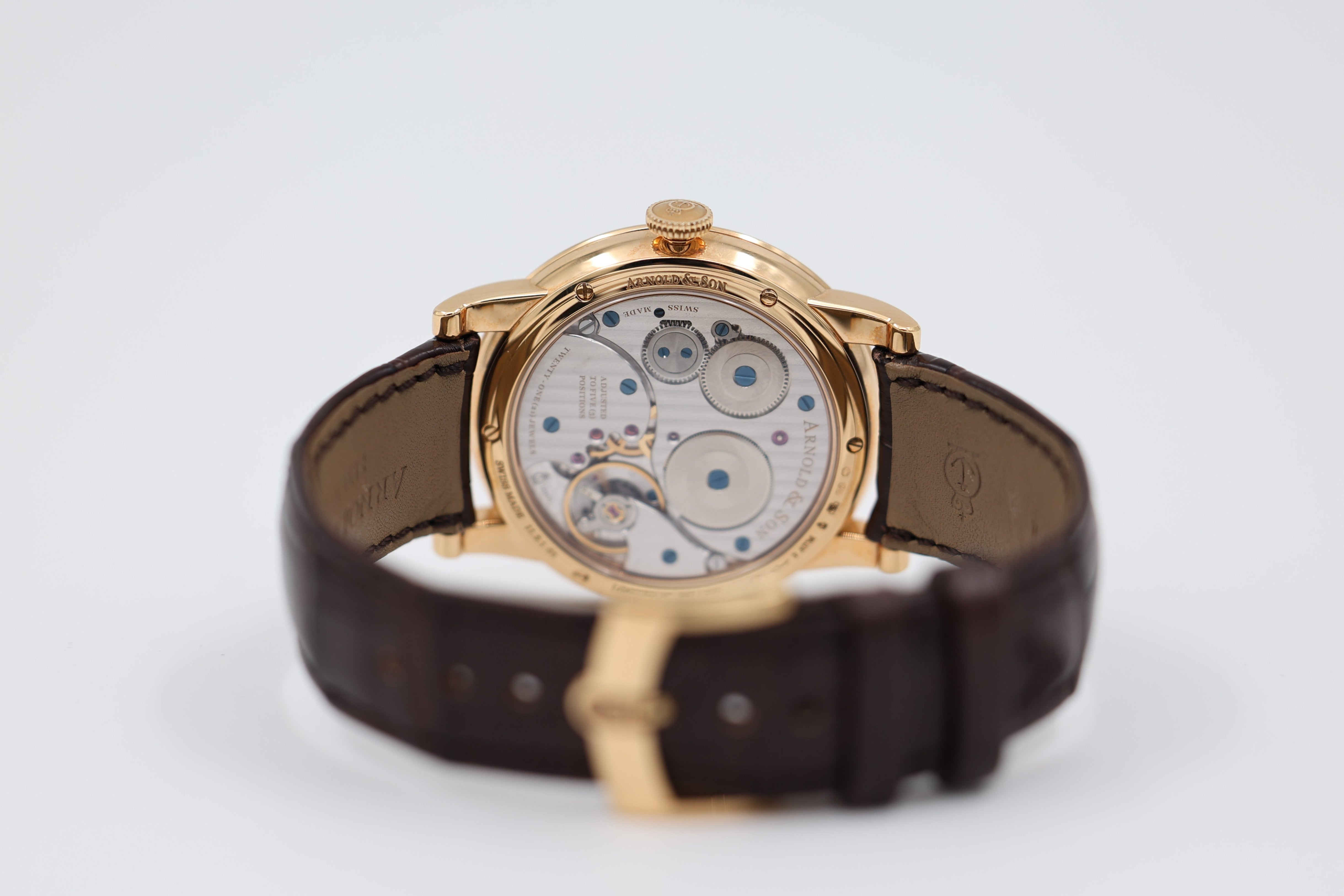 Arnold & Son - HMS1 18k Red Gold - Cream Dial - 1LCAP.W01A.C110A - 2023