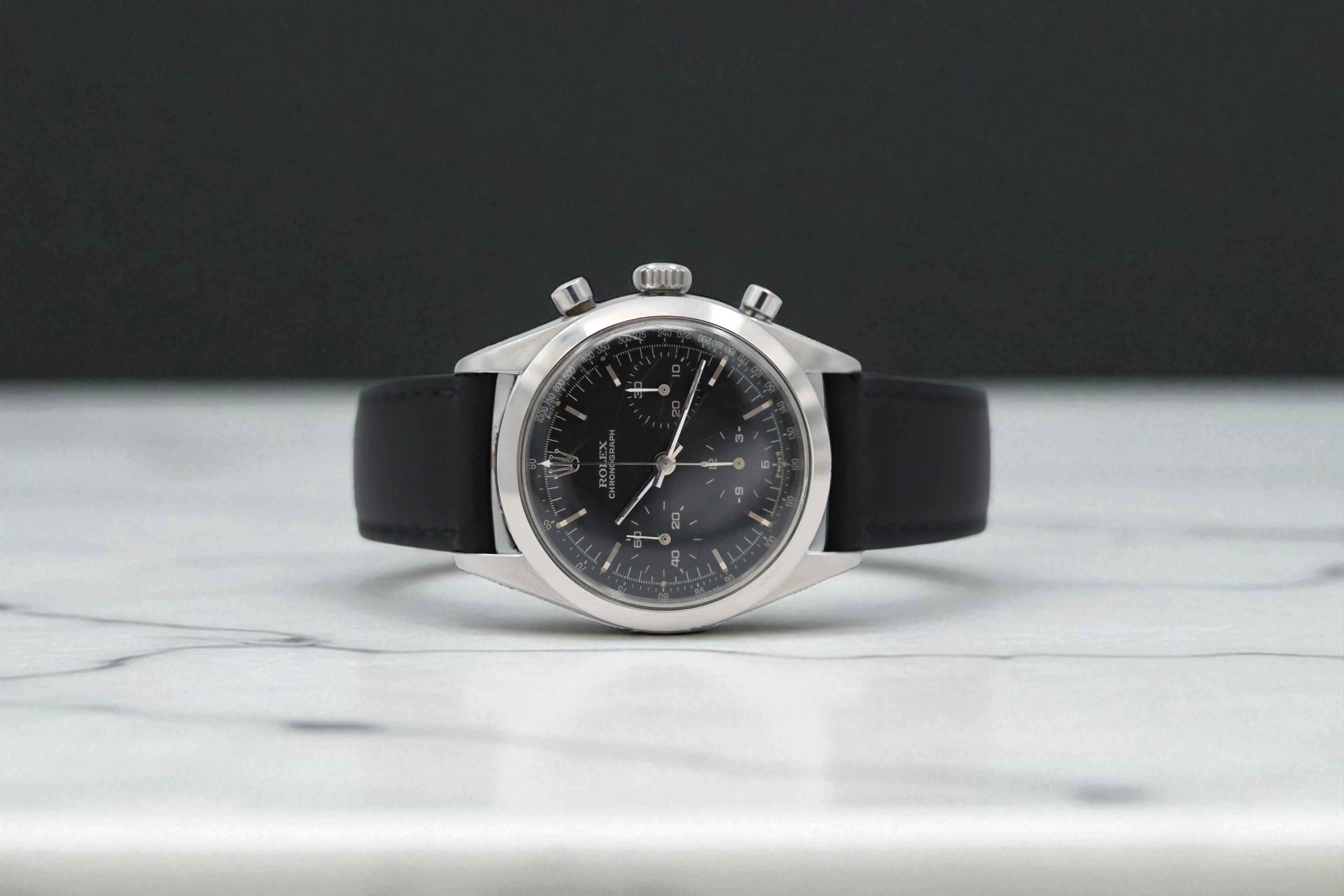 Rolex - Pre-Daytona Chronograph - Black Dial - 6238