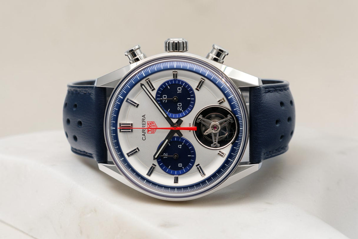 TAG Heuer - Carrera Chronograph Tourbillon – Silver – CBS5013.EB0375