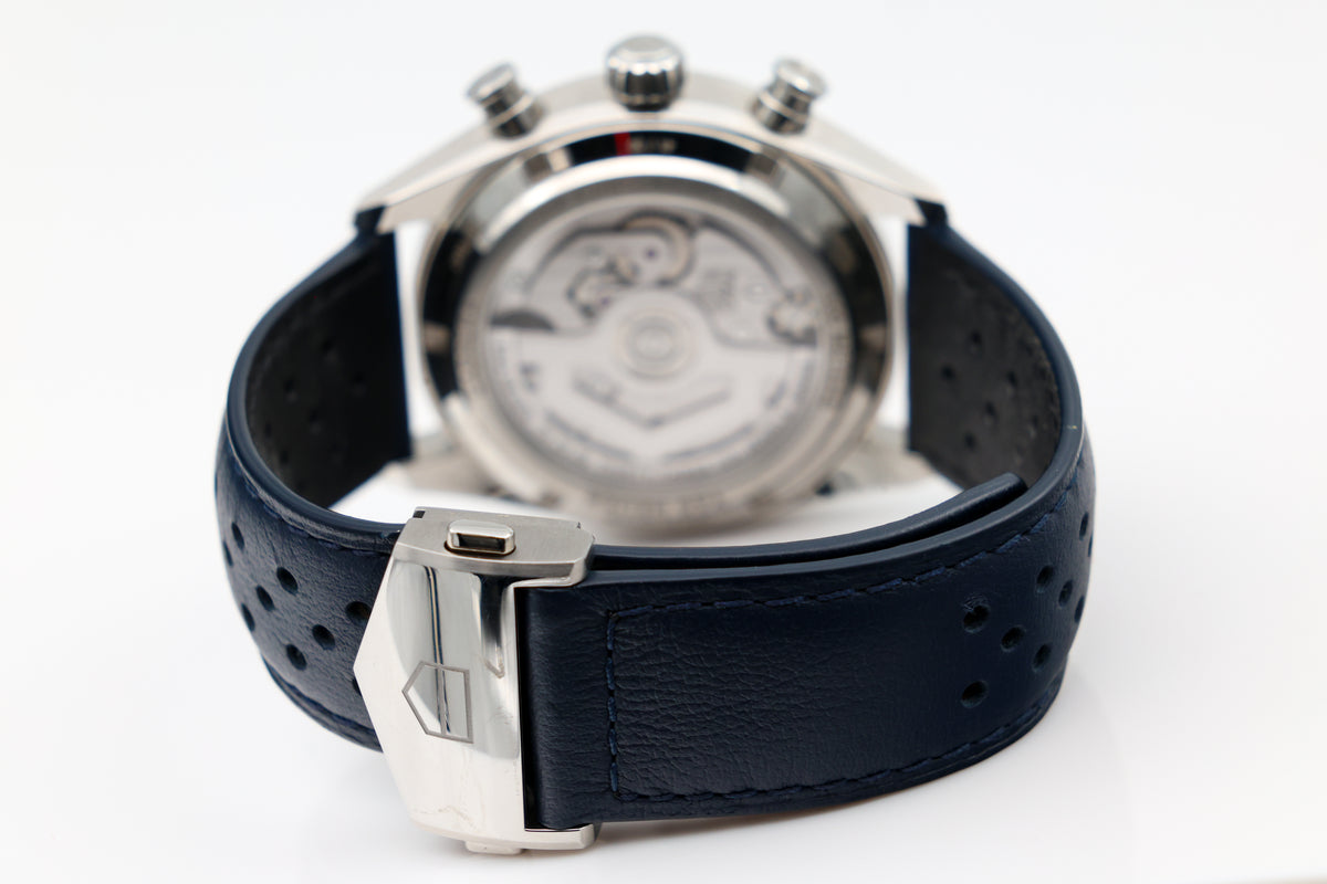 TAG Heuer - Carrera Chronograph Tourbillon – Silver – CBS5013.EB0375