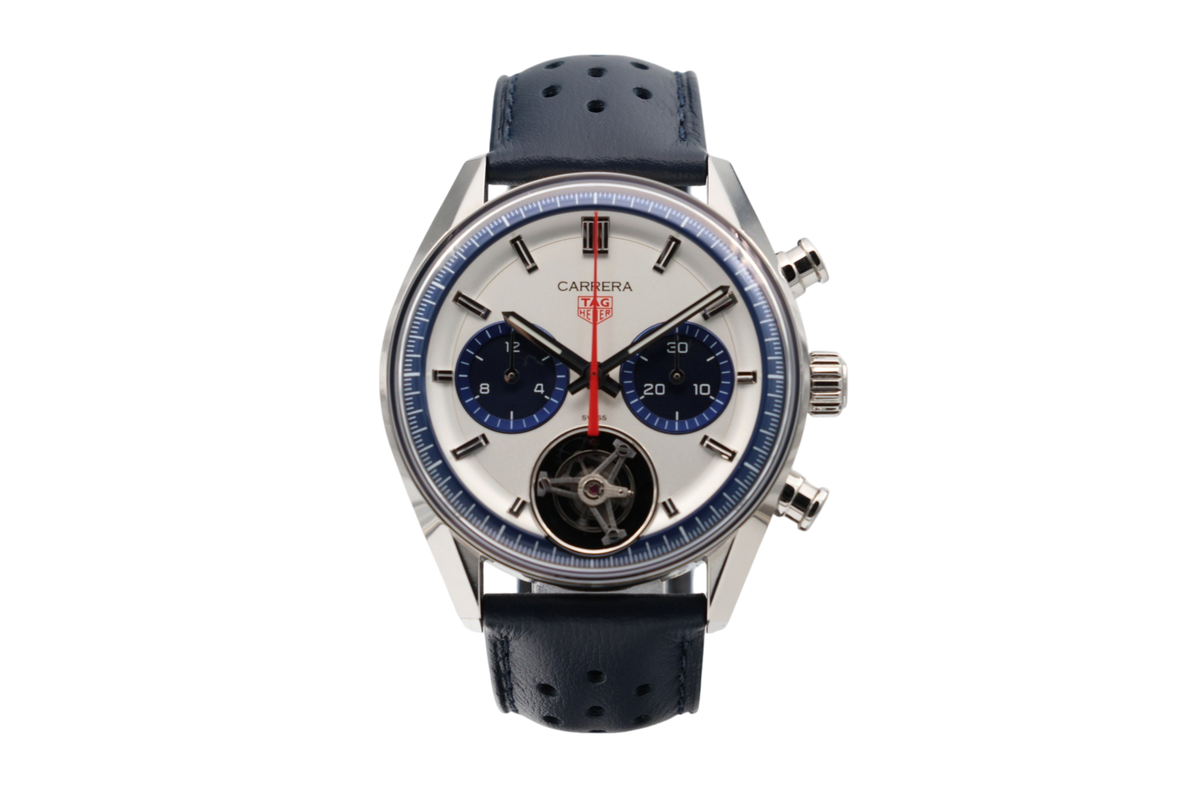TAG Heuer - Carrera Chronograph Tourbillon – Silver – CBS5013.EB0375