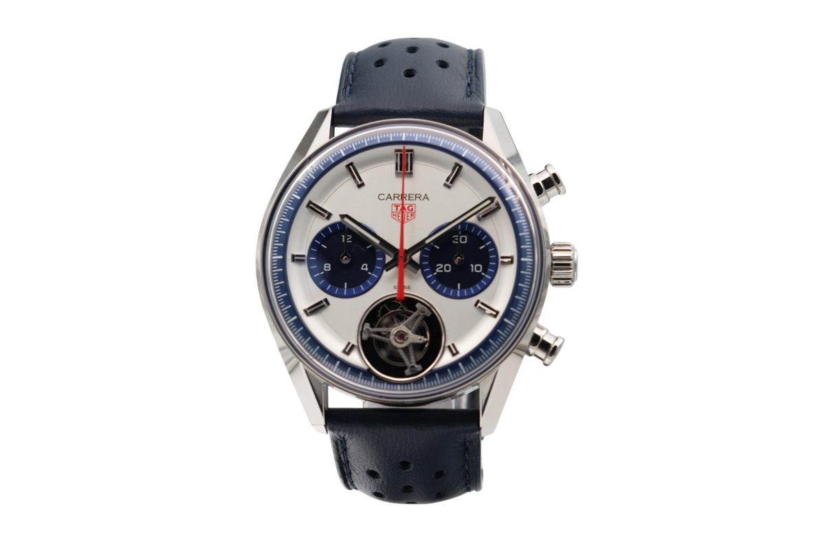 TAG Heuer - Carrera Chronograph Tourbillon – Silver – CBS5013.EB0375