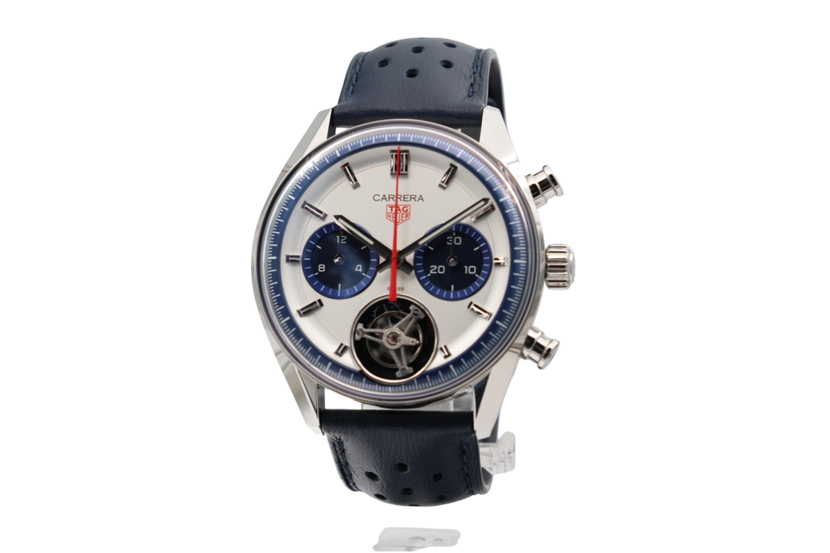 TAG Heuer - Carrera Chronograph Tourbillon – Silver – CBS5013.EB0375