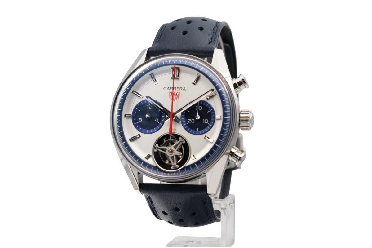 TAG Heuer - Carrera Chronograph Tourbillon – Silver – CBS5013.EB0375