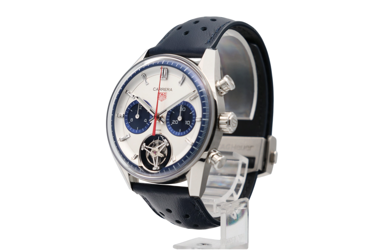 TAG Heuer - Carrera Chronograph Tourbillon – Silver – CBS5013.EB0375