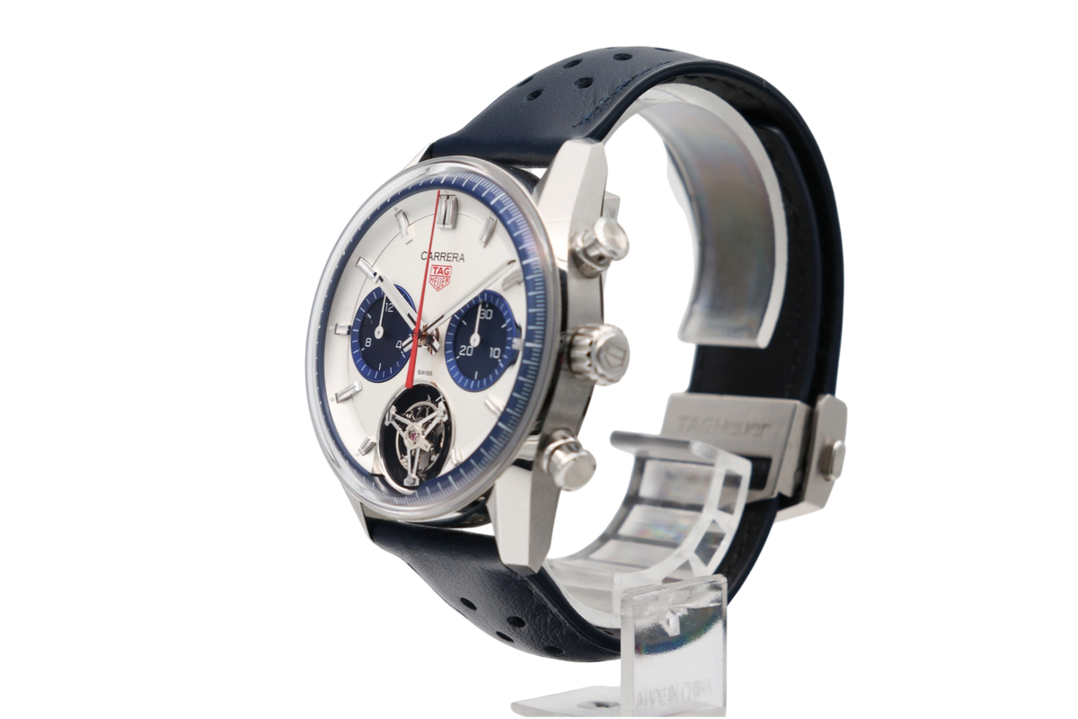 TAG Heuer - Carrera Chronograph Tourbillon – Silver – CBS5013.EB0375