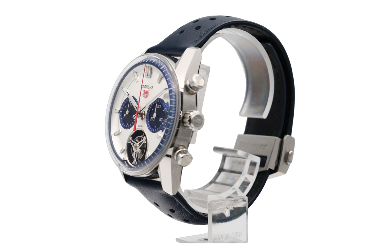 TAG Heuer - Carrera Chronograph Tourbillon – Silver – CBS5013.EB0375