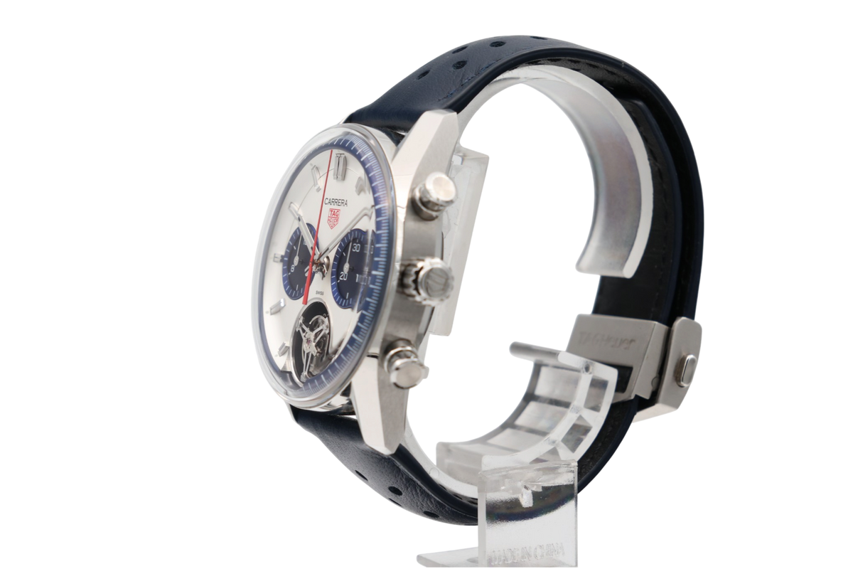 TAG Heuer - Carrera Chronograph Tourbillon – Silver – CBS5013.EB0375