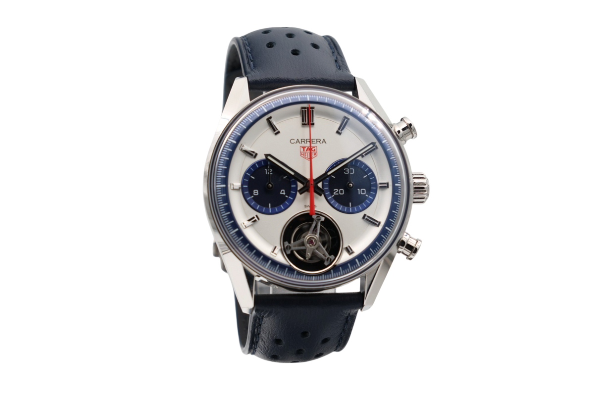 TAG Heuer - Carrera Chronograph Tourbillon – Silver – CBS5013.EB0375