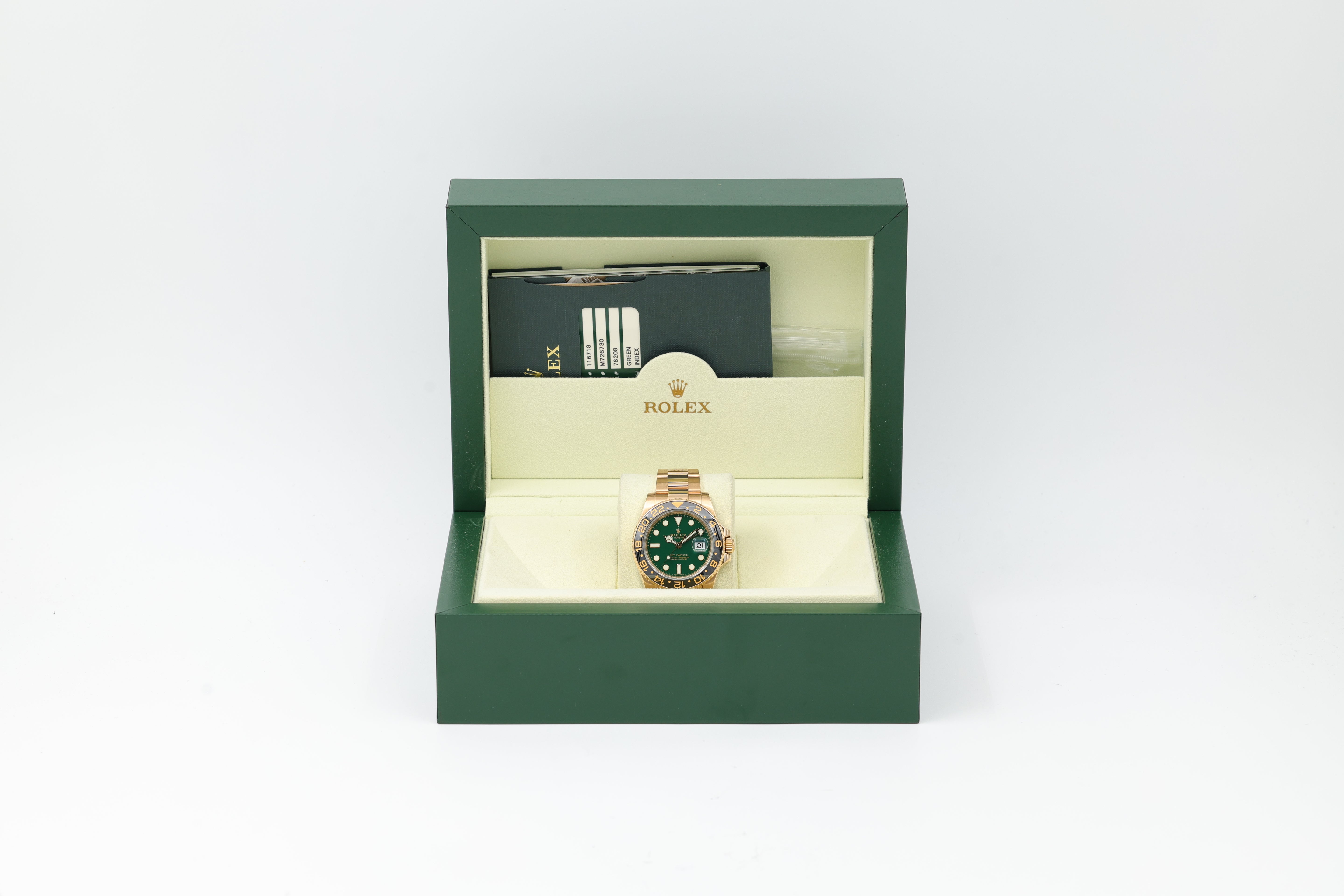 Rolex - GMT Master II – "Anniversary Green Dial" – 116718 – 2011