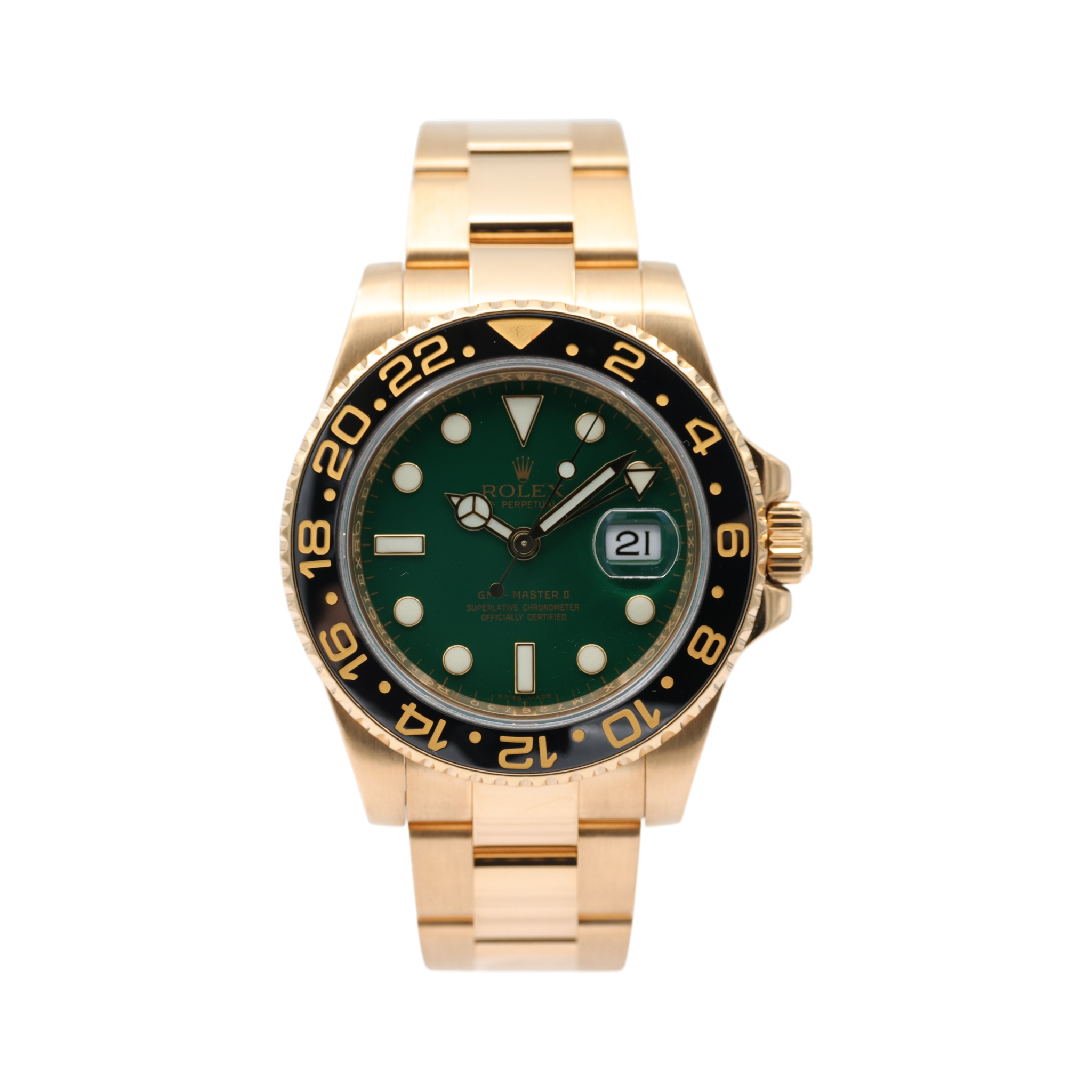 Rolex - GMT Master II β "Anniversary Green Dial" β 116718 β 2011
