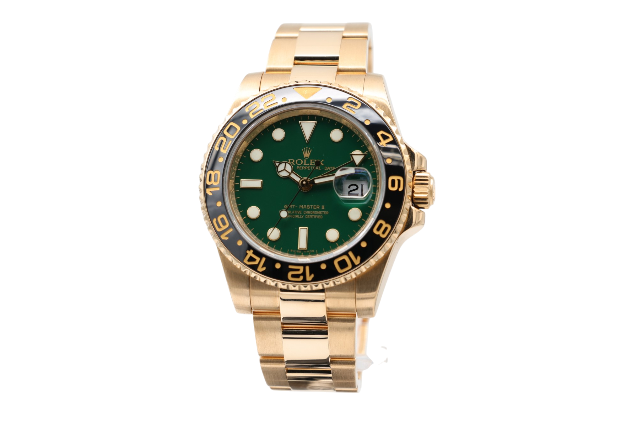 Rolex - GMT Master II – "Anniversary Green Dial" – 116718 – 2011