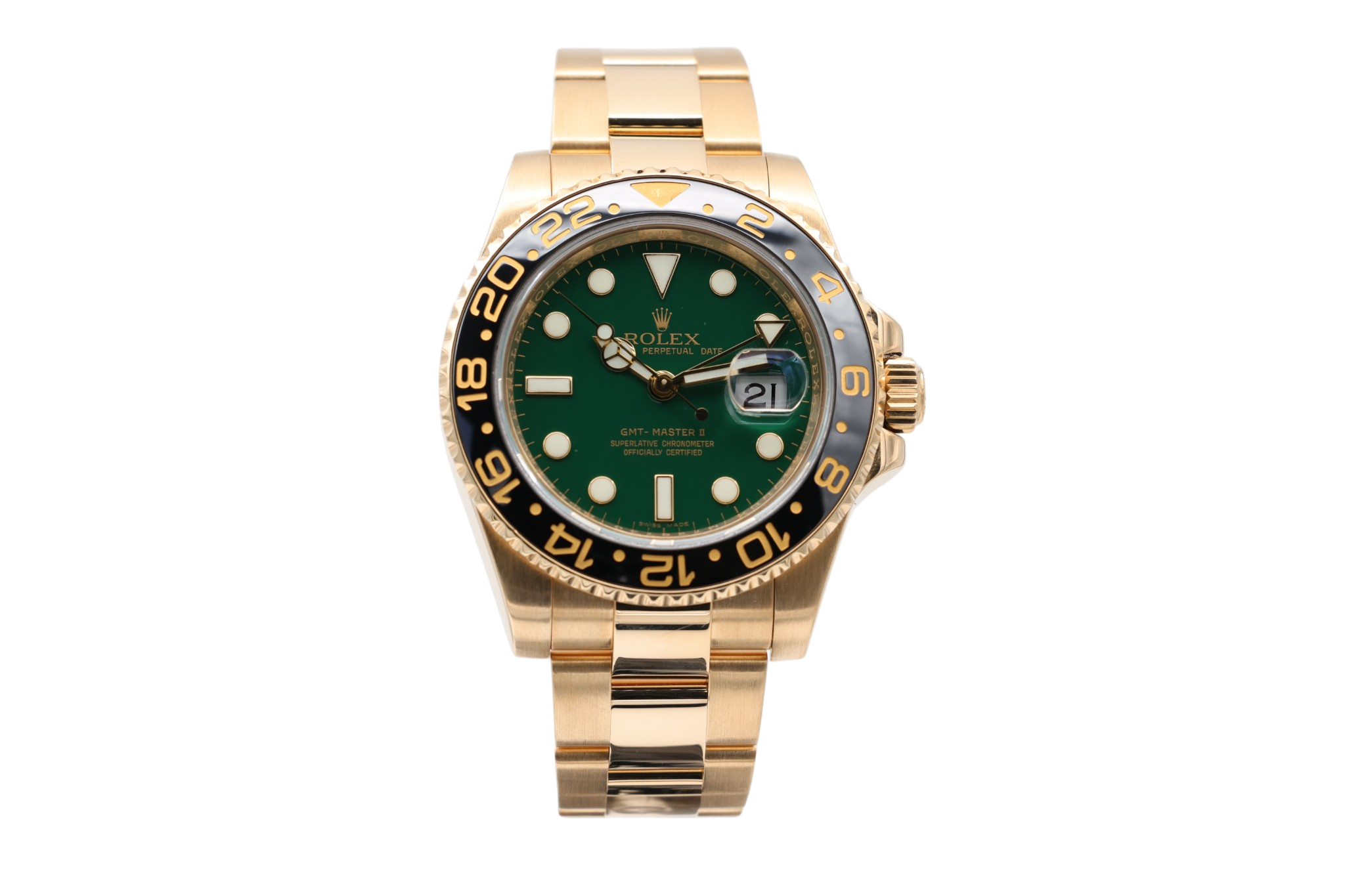 Rolex - GMT Master II – "Anniversary Green Dial" – 116718 – 2011
