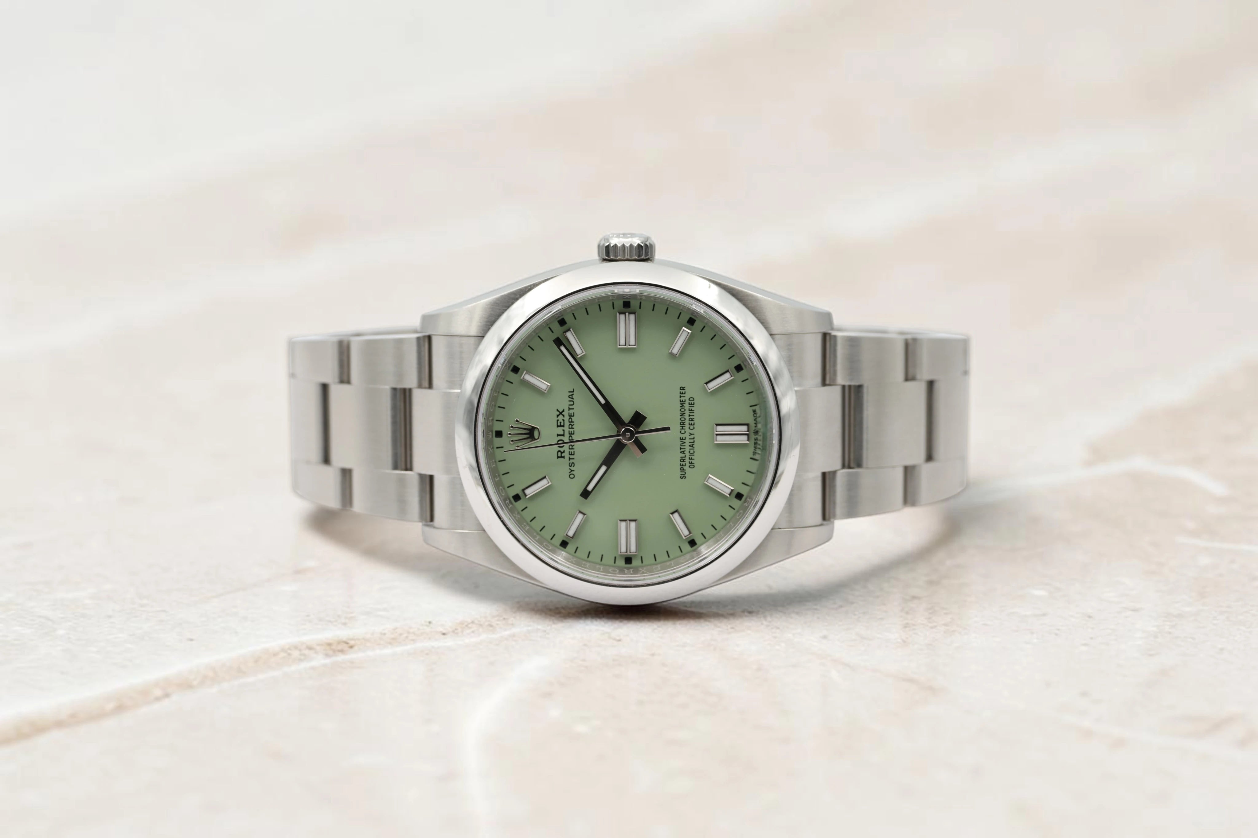 Rolex - Oyster Perpetual - Pistachio Dial - 126000 - 2025