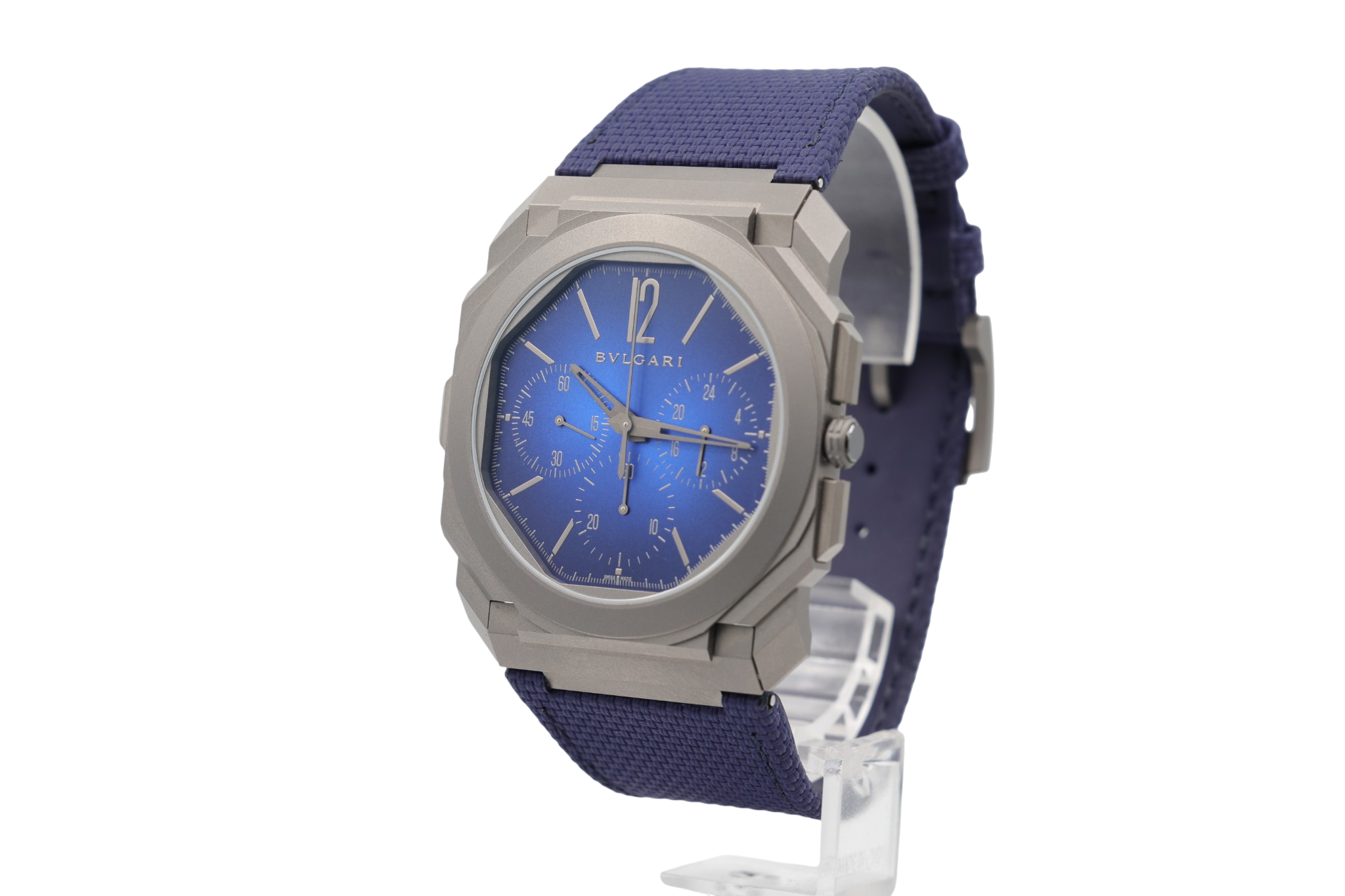Bulgari - Octo Finissimo Chronograph GMT - "Yoshida Blue" - 103889 - 2025