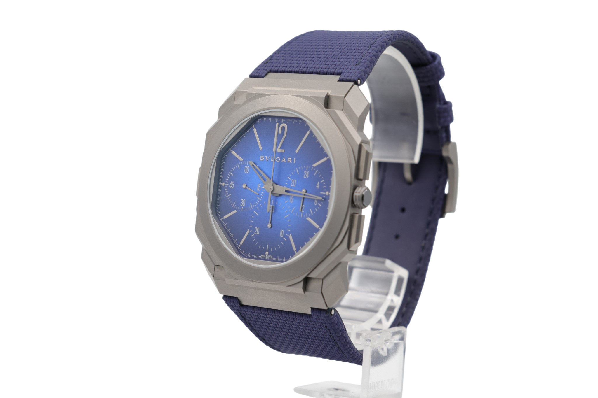 Bulgari - Octo Finissimo Chronograph GMT - "Yoshida Blue" - 103889 - 2025