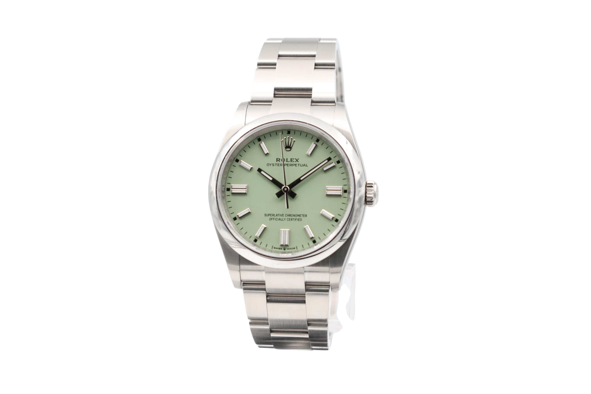 Rolex - Oyster Perpetual - Pistachio Dial - 126000 - 2025