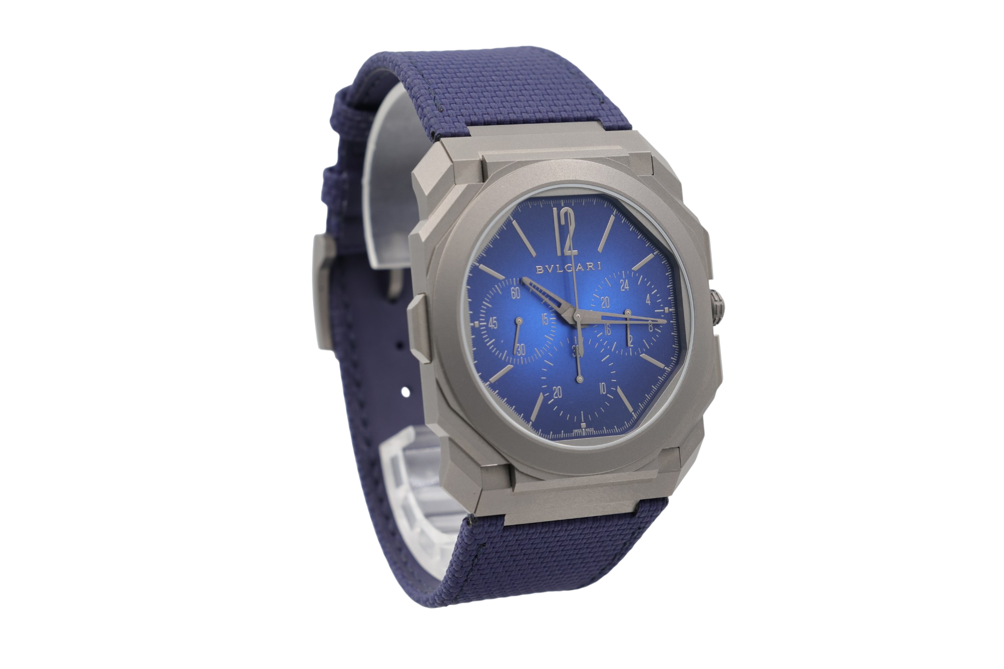 Bulgari - Octo Finissimo Chronograph GMT - "Yoshida Blue" - 103889 - 2025