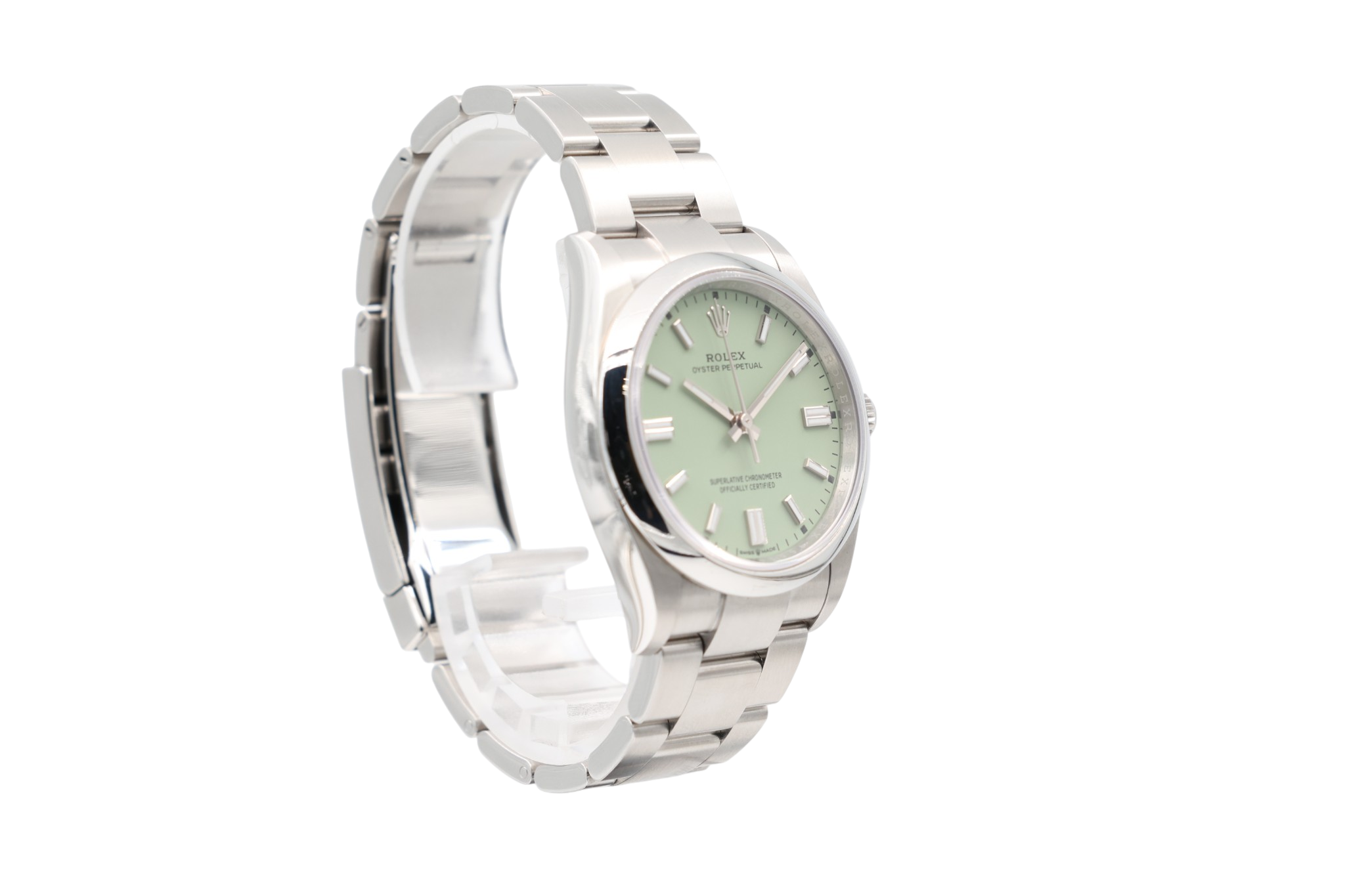 Rolex - Oyster Perpetual - Pistachio Dial - 126000 - 2025