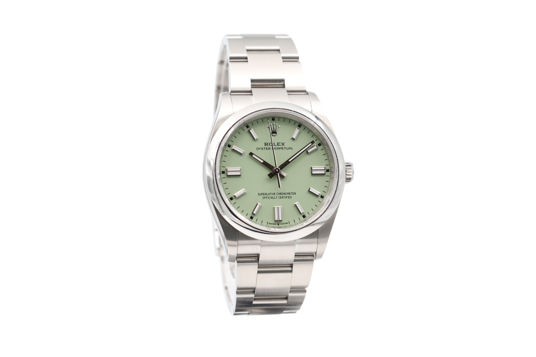 Rolex - Oyster Perpetual - Pistachio Dial - 126000 - 2025