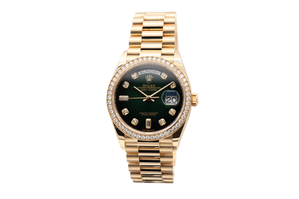 Rolex - Day-Date 36 – Green Ombre – 128348RBR – 2020