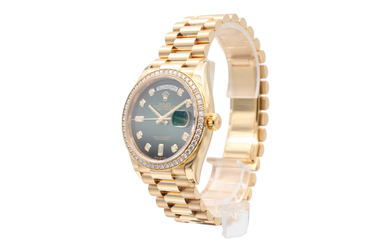 Rolex - Day-Date 36 – Green Ombre – 128348RBR – 2020