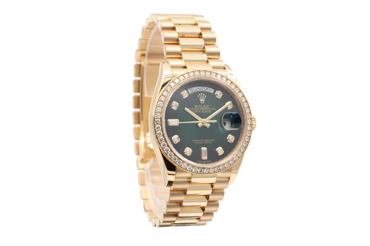 Rolex - Day-Date 36 – Green Ombre – 128348RBR – 2020