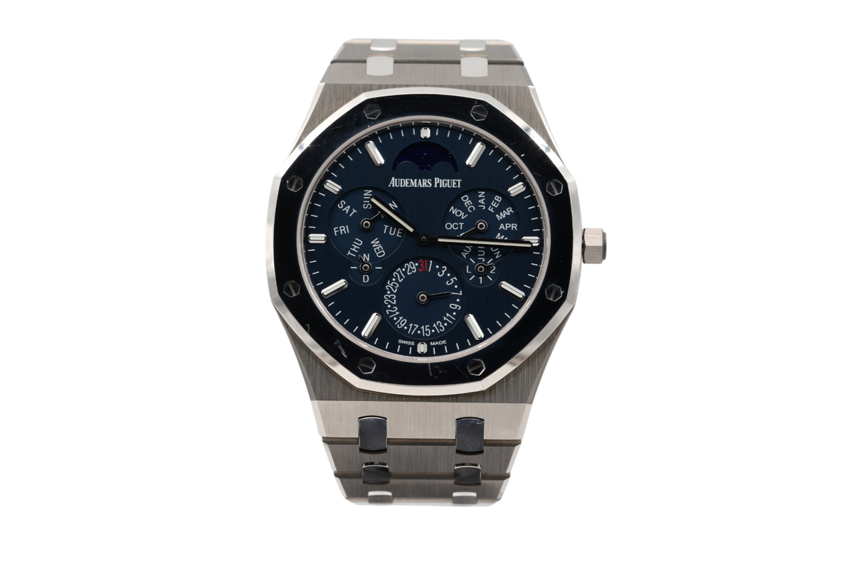 Audemars Piguet - Royal Oak Perpetual Calendar Ultra-Thin – Blue – 26586IP.OO.1240IP.01 – 2021