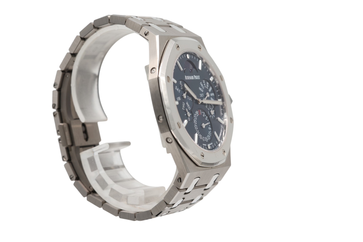 Audemars Piguet - Royal Oak Perpetual Calendar Ultra-Thin – Blue – 26586IP.OO.1240IP.01 – 2021