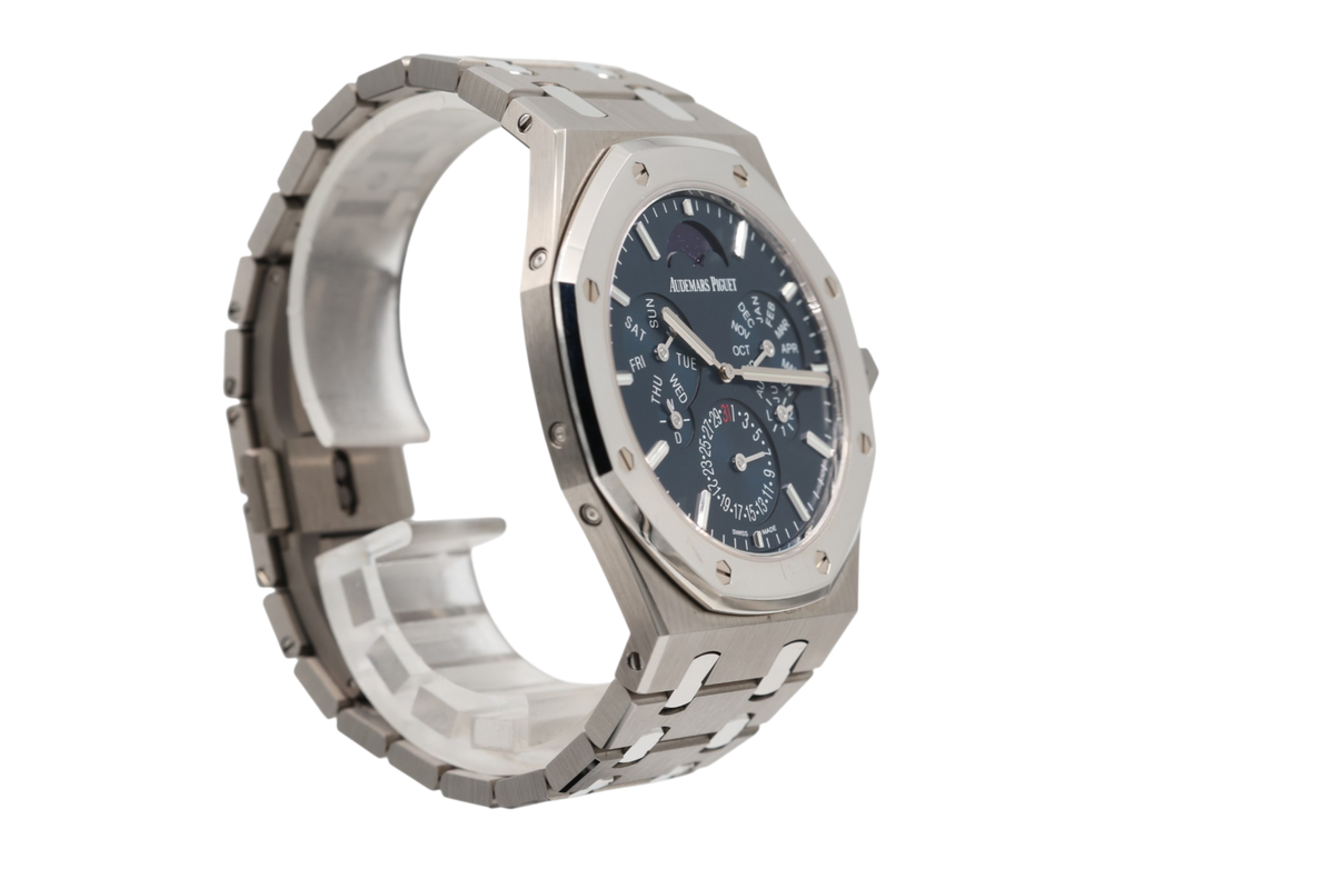 Audemars Piguet - Royal Oak Perpetual Calendar Ultra-Thin – Blue – 26586IP.OO.1240IP.01 – 2021