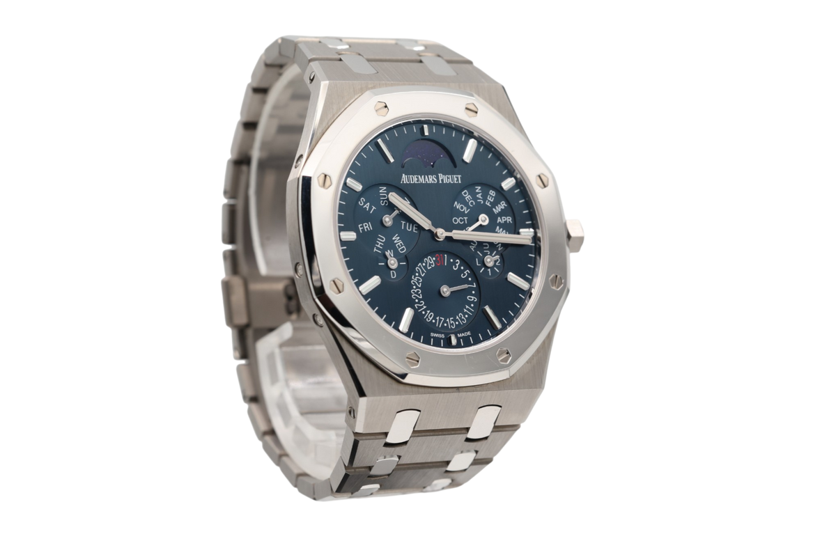 Audemars Piguet - Royal Oak Perpetual Calendar Ultra-Thin – Blue – 26586IP.OO.1240IP.01 – 2021