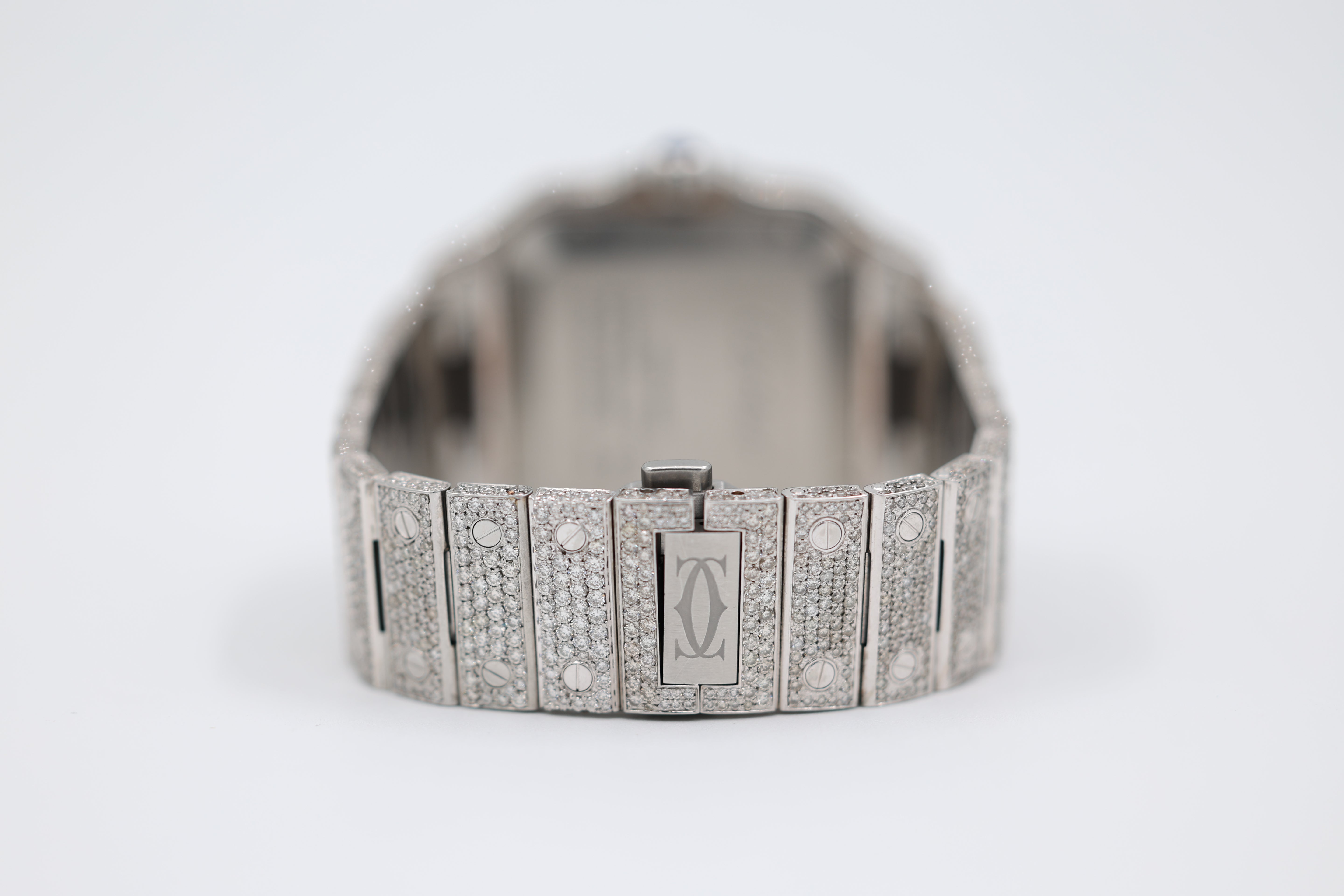 Cartier - Santos Large - Custom Diamond Dial - WSSA0018