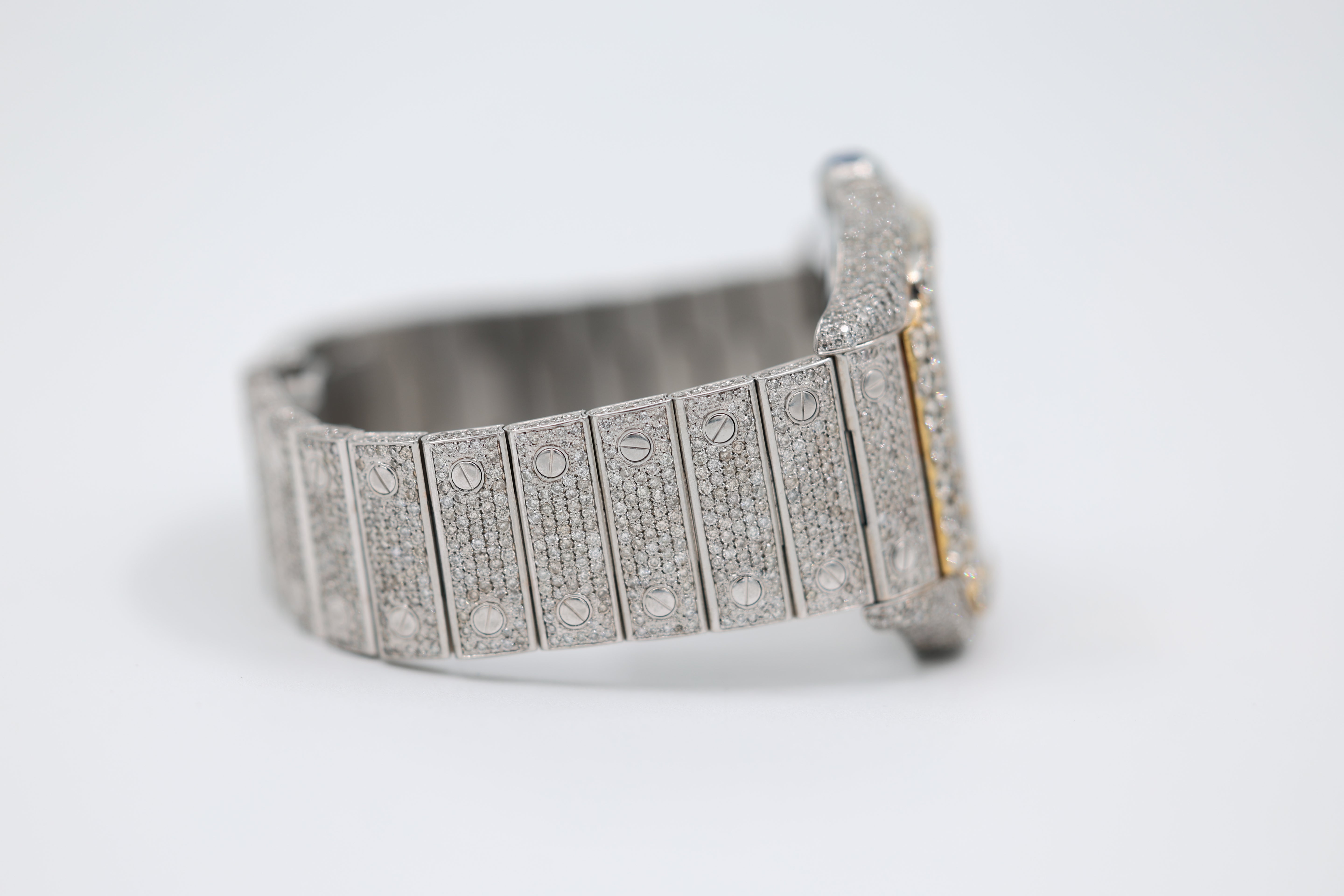 Cartier - Santos Large - Custom Diamond Dial - WSSA0018