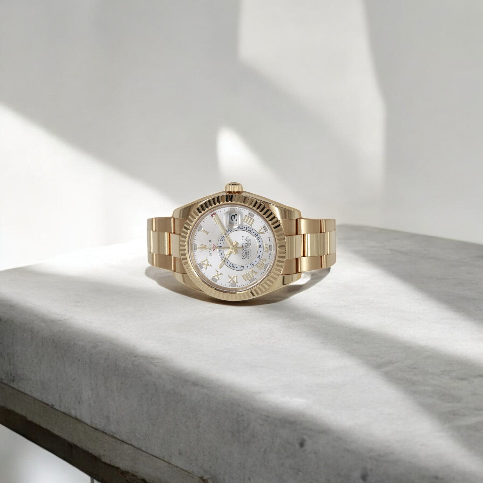 Rolex - Sky Dweller - Gold with Sundust Dial - 326938 - 2018