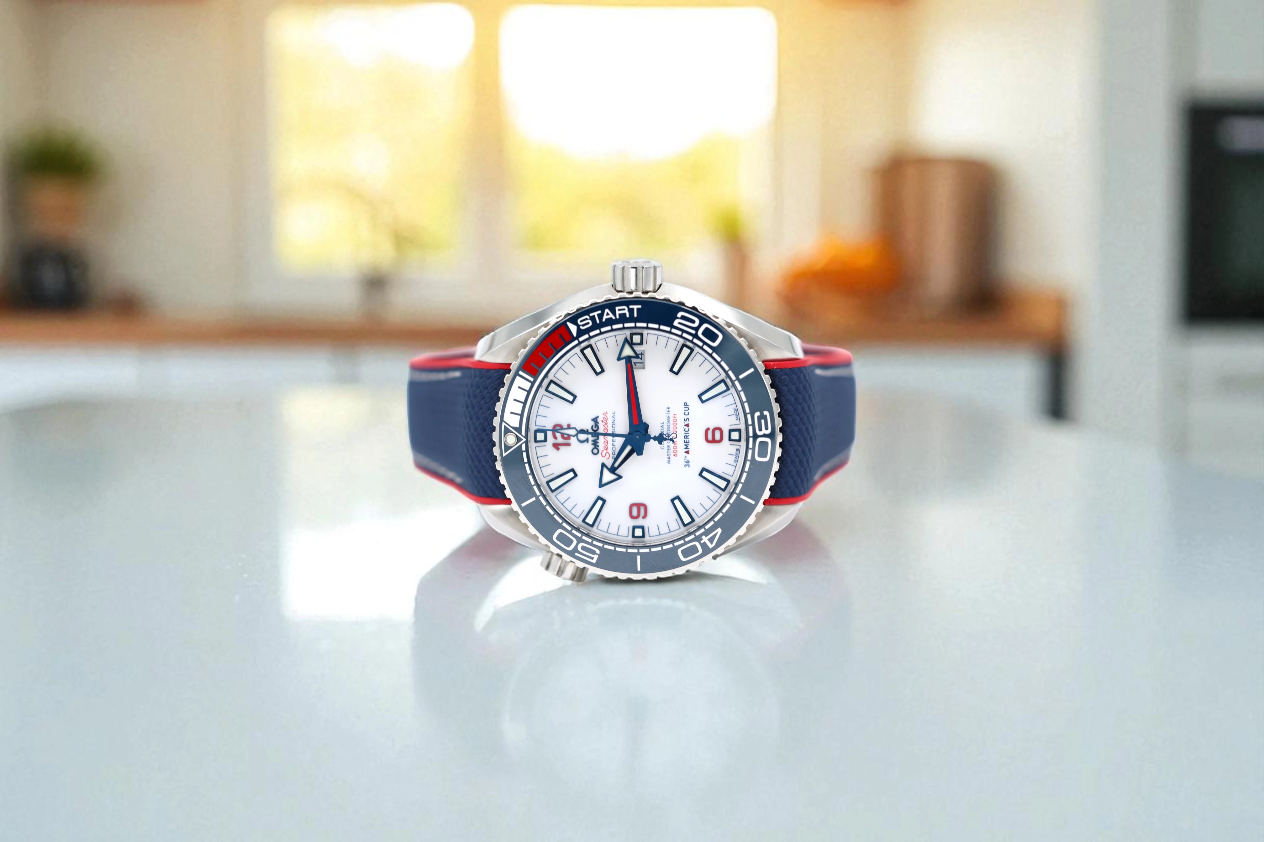 Omega - Seamaster Planet Ocean America's Cup - White Dial - 215.32.43.21.04.001 - 2020