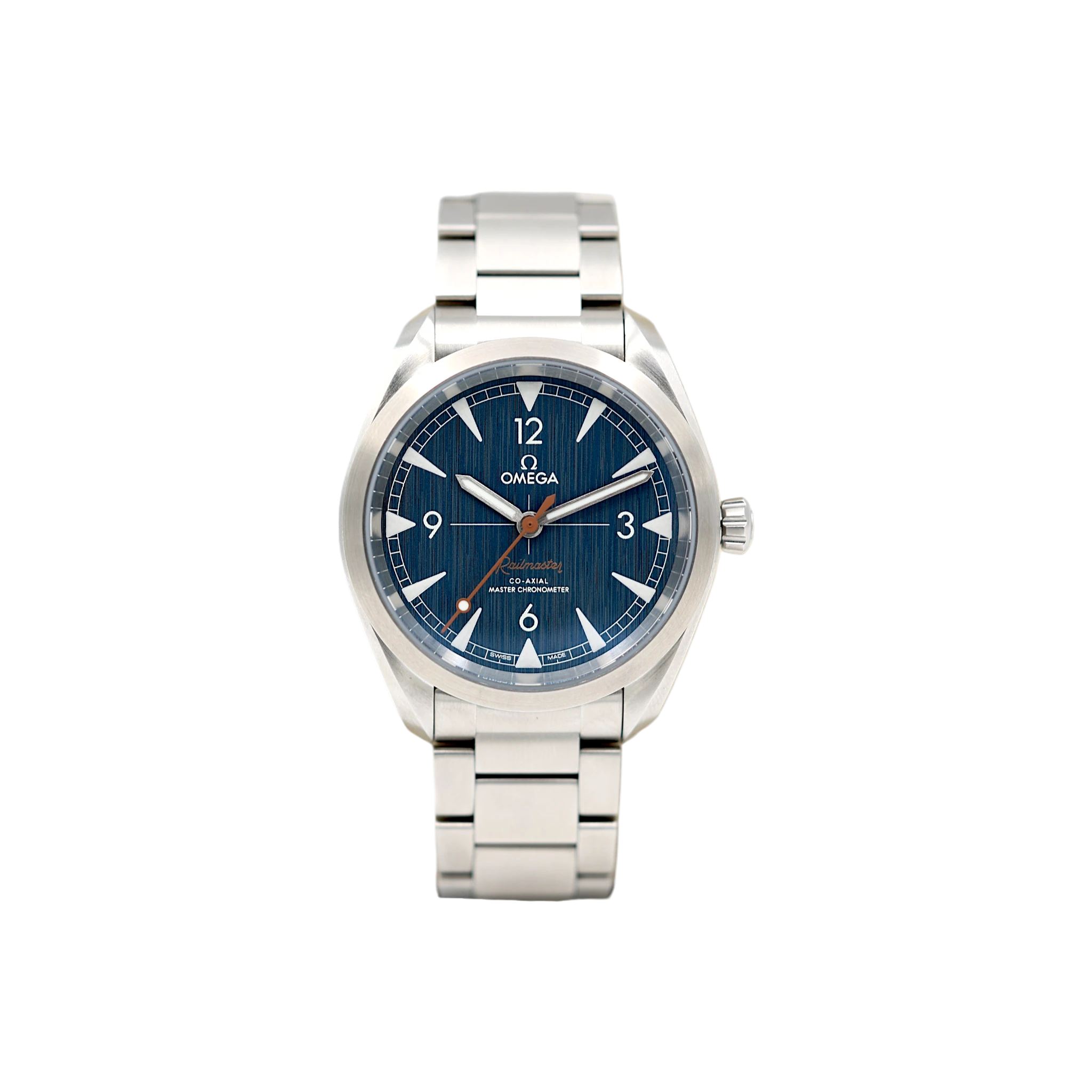 Omega - Seamaster Railmaster - Blue Dial - 220.10.40.20.03.001 - 2025