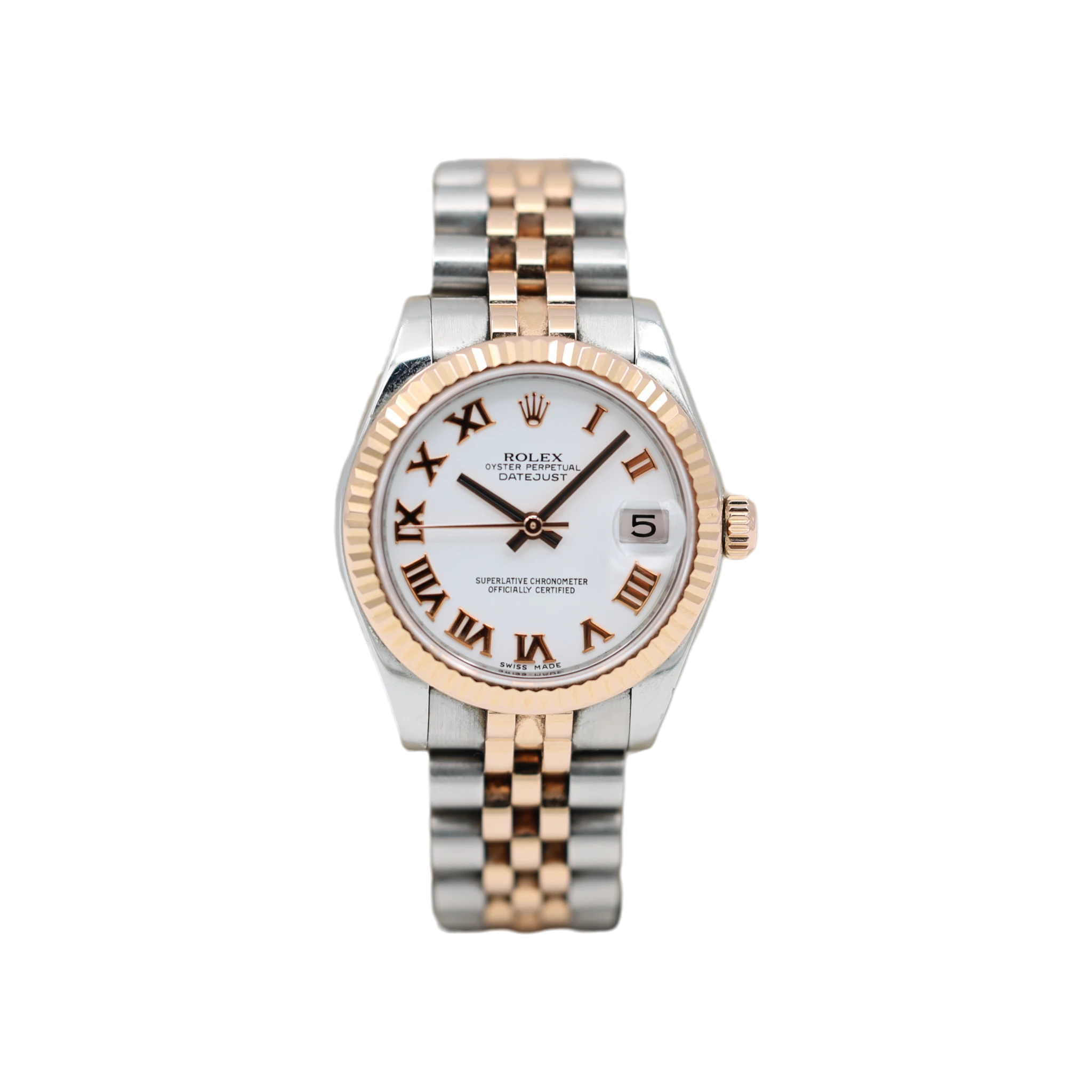 Rolex - Datejust - White Roman Dial - 178271 - 2010
