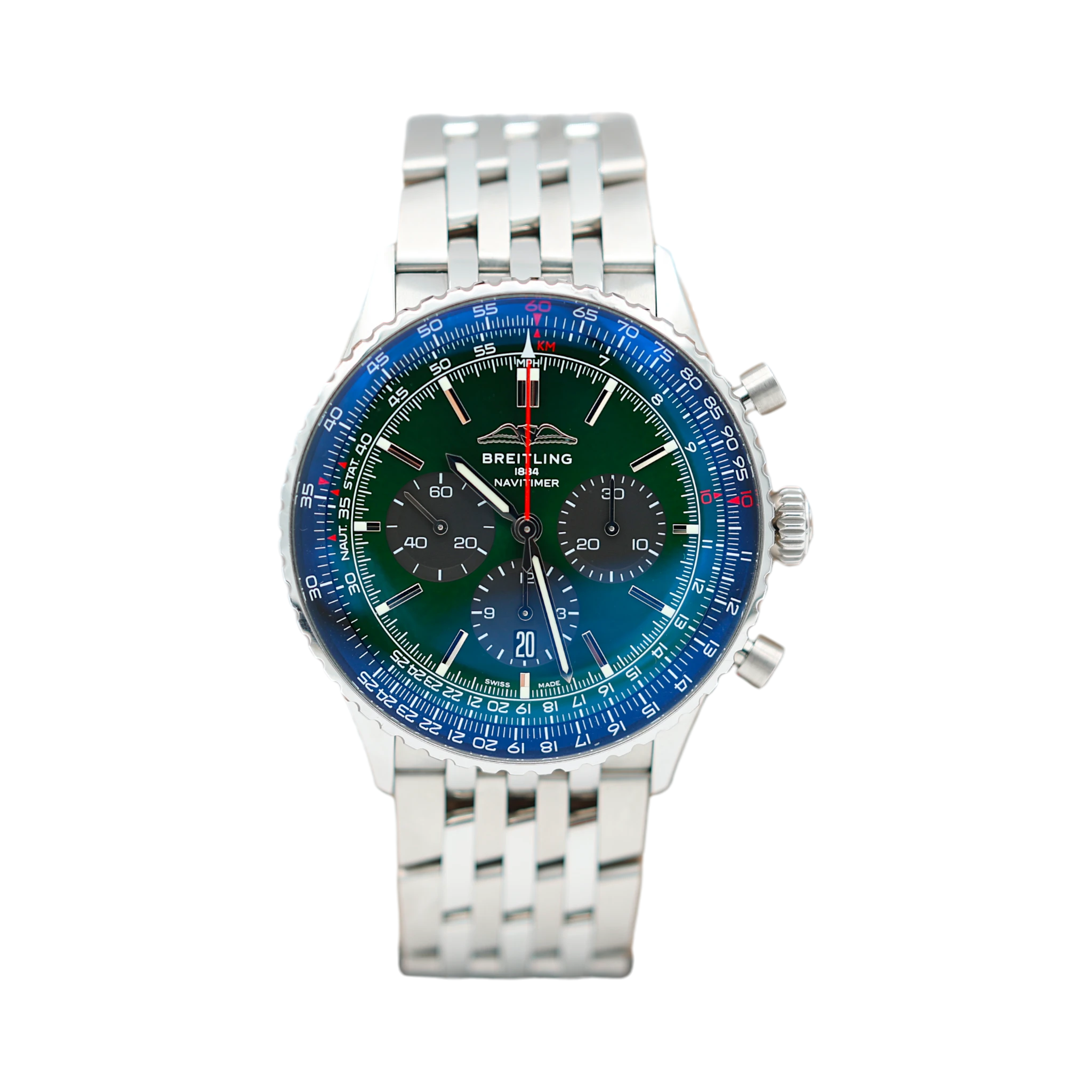Breitling - Navitimer - Green Dial - AB0137 - 2023