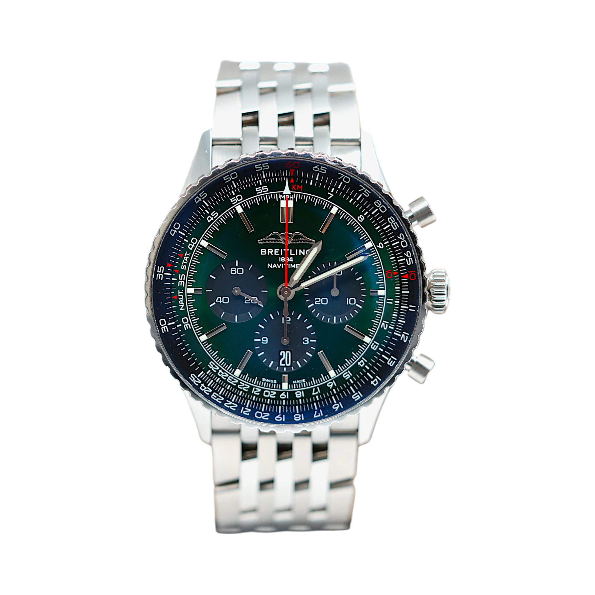 Breitling - Navitimer - Green Dial - AB0137 - 2023