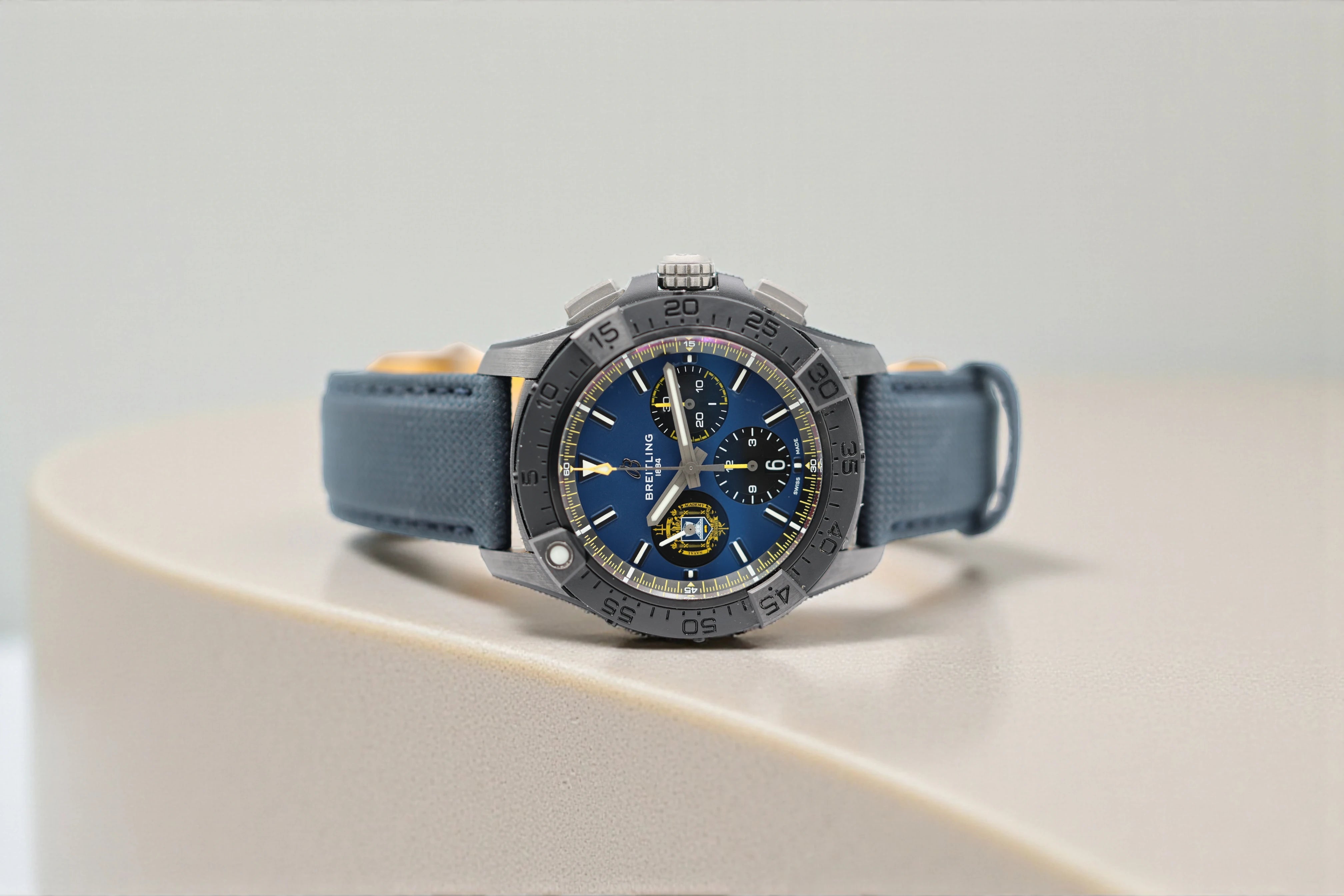 Breitling - Avenger B01 - "Night Mission US Naval Academy Ceramic" - Blue Dial - SB0147 - 2024