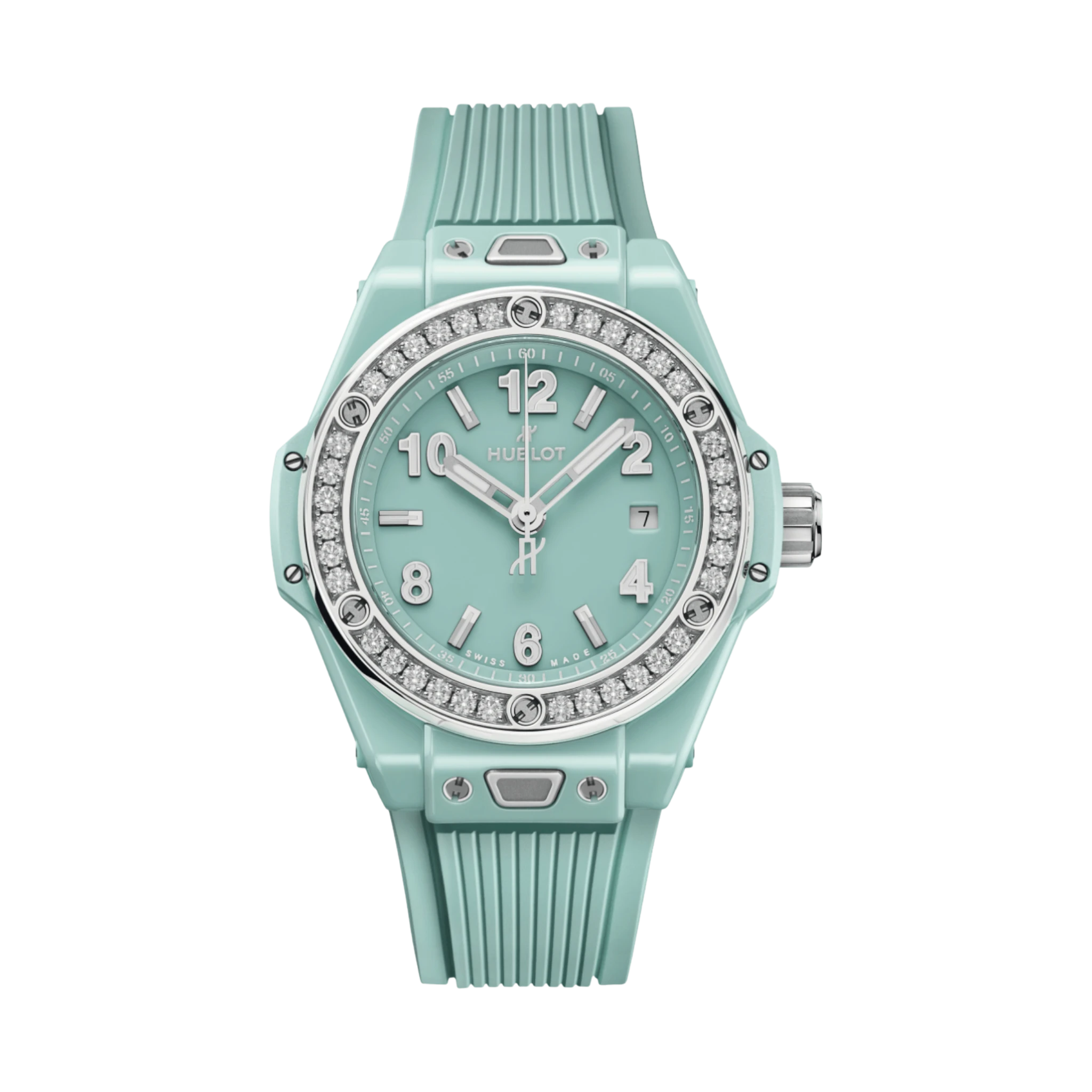 Hublot - Big Bang One Click Mint Green Ceramic Diamonds - Mint Green Dial - 485.GS.5271.RX.1204 - 2025