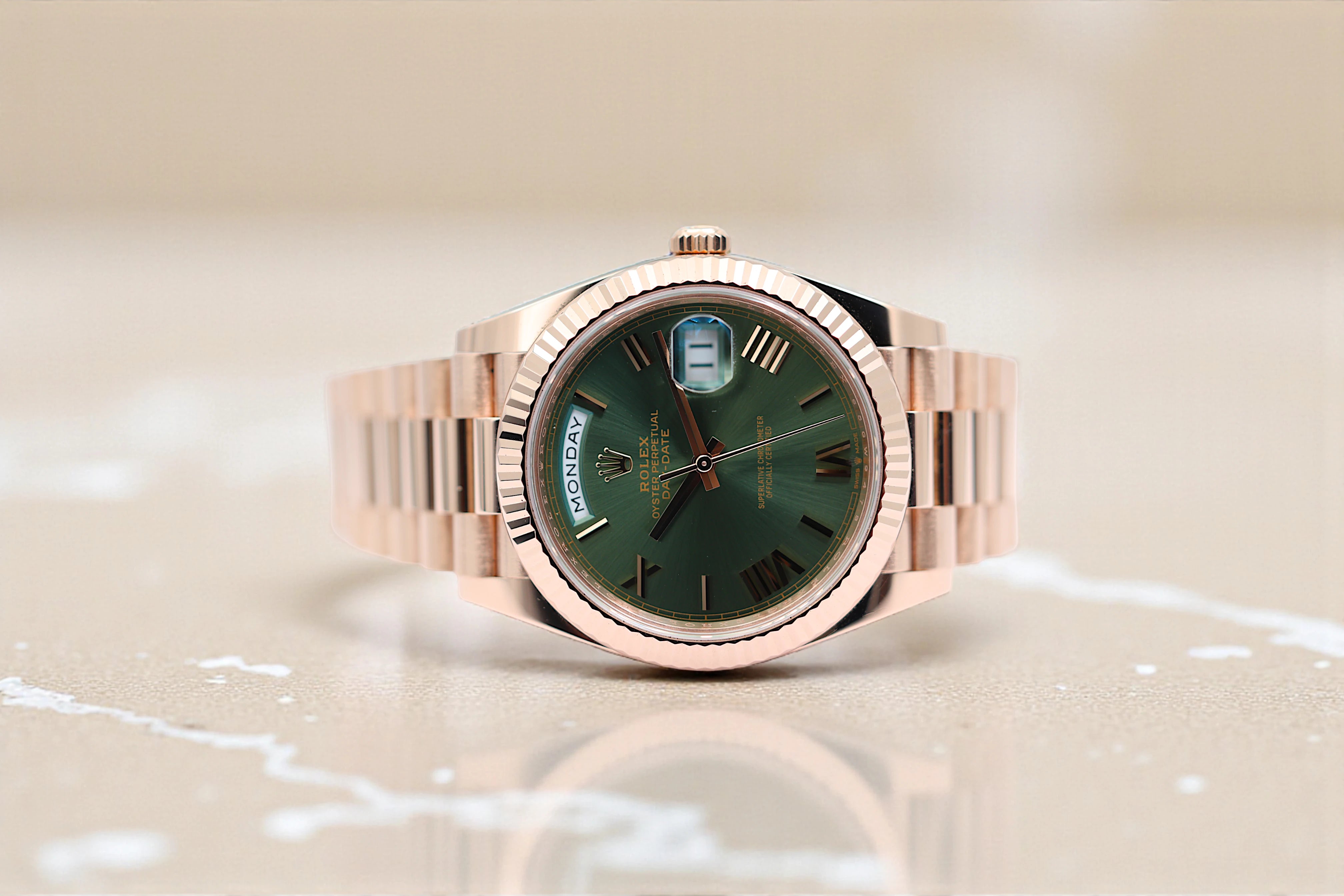 Rolex - Day-Date - Olive Green Dial - 228235 - 2025