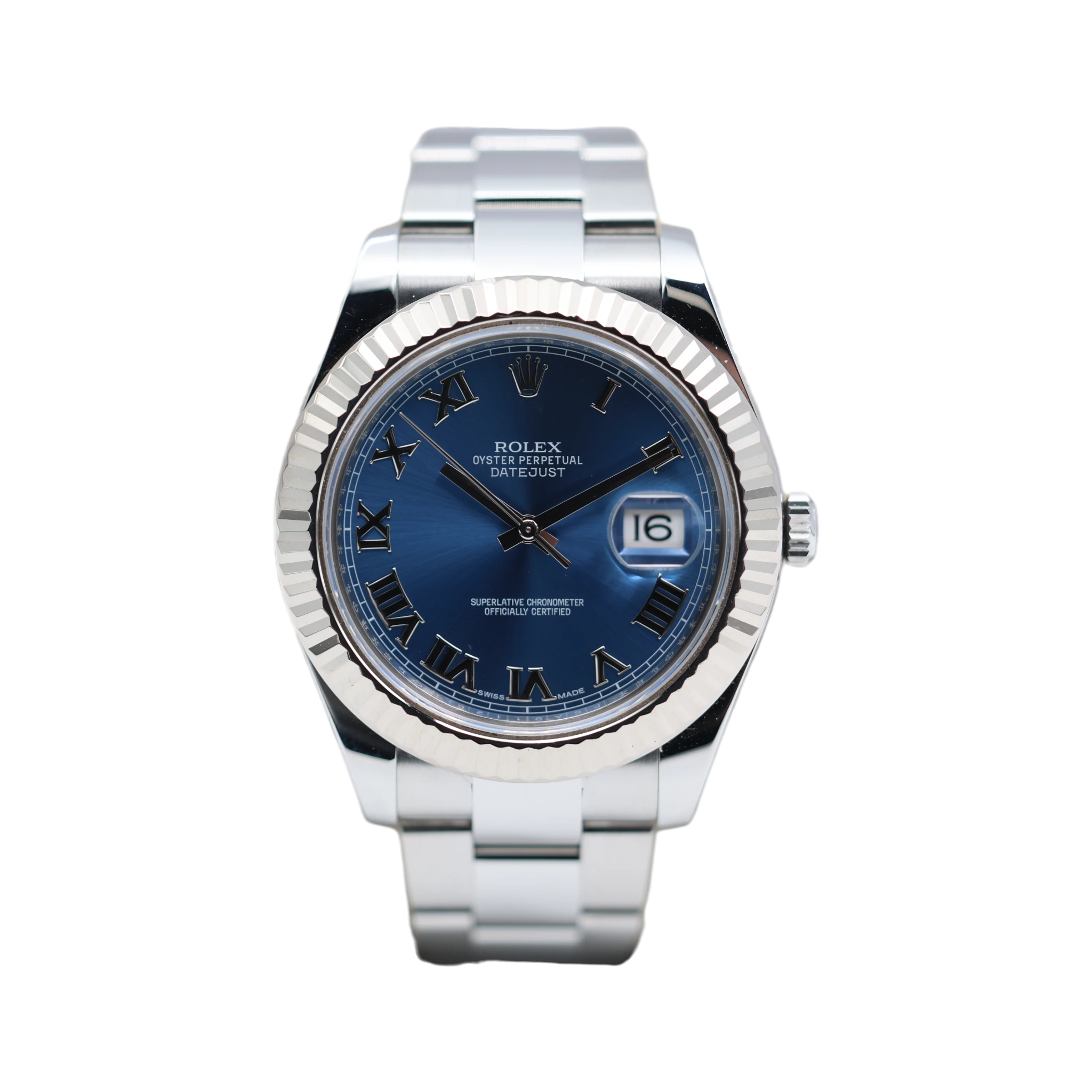 Rolex - Datejust - Blue Roman Dial - 126334