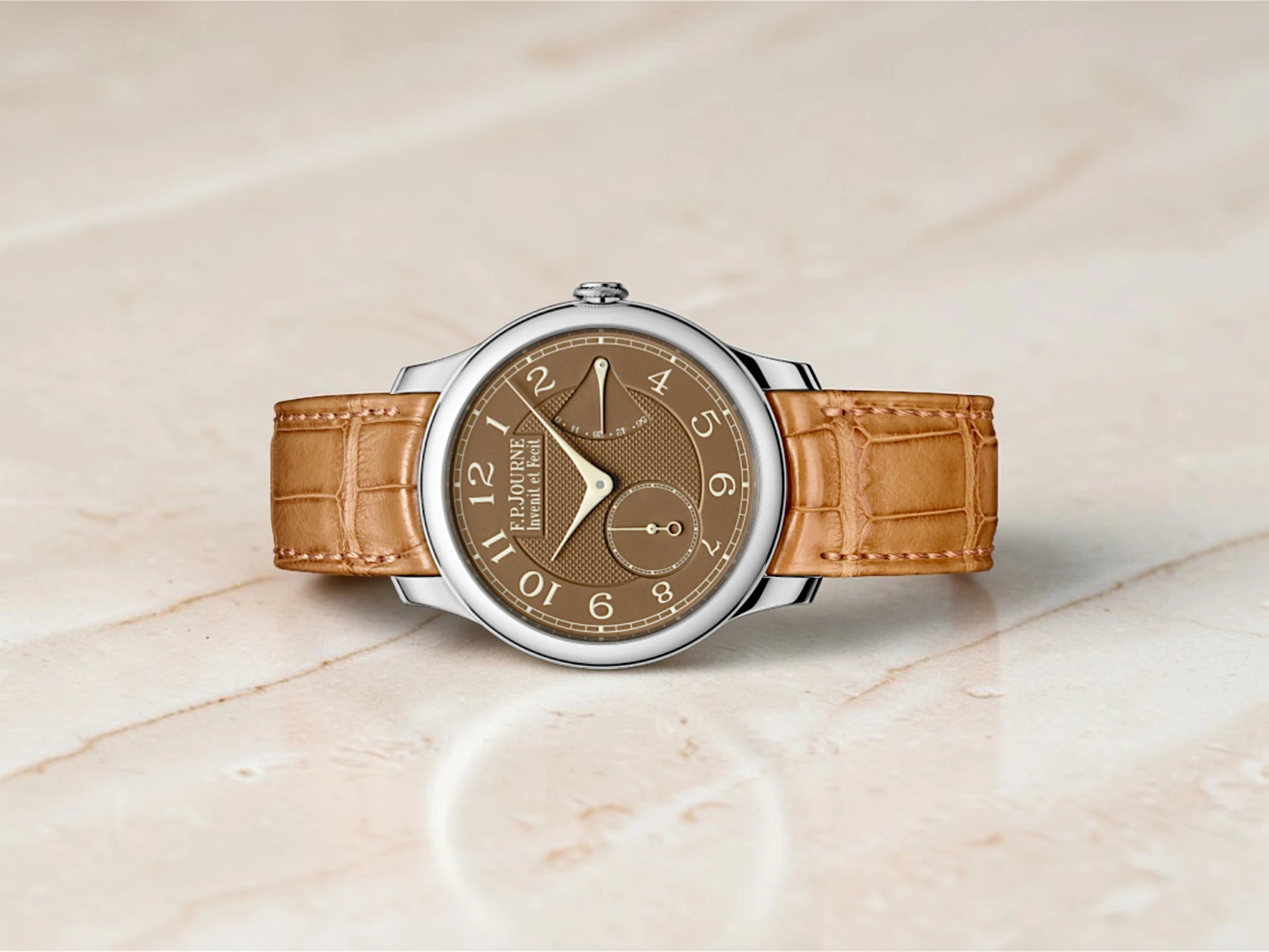 F.P. Journe - Chronomètre Souverain Havana - Havana Guilloché Silver Dial - CS - 2026