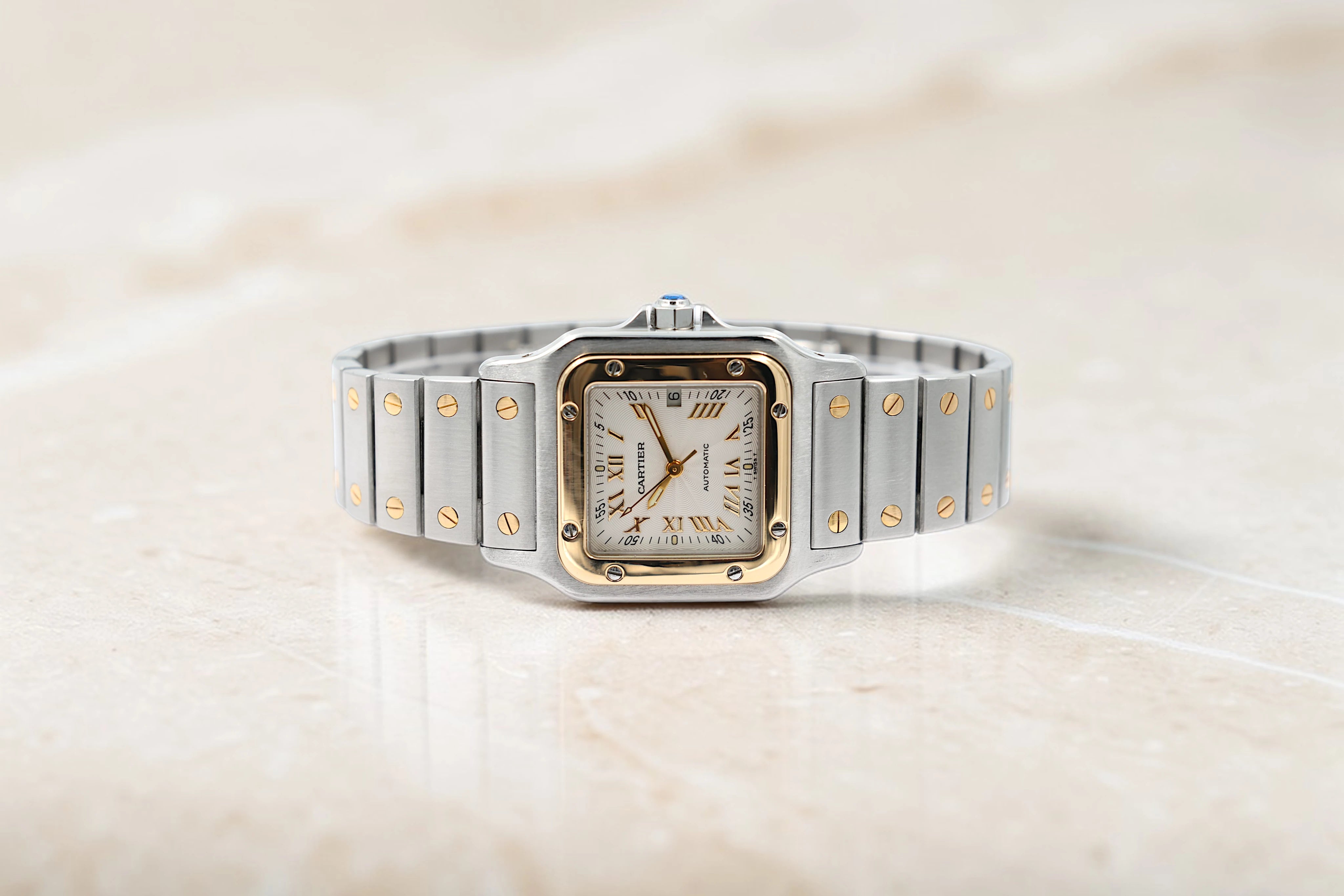 Cartier - Santos GalbΓ©e - White Roman Dial - 2319